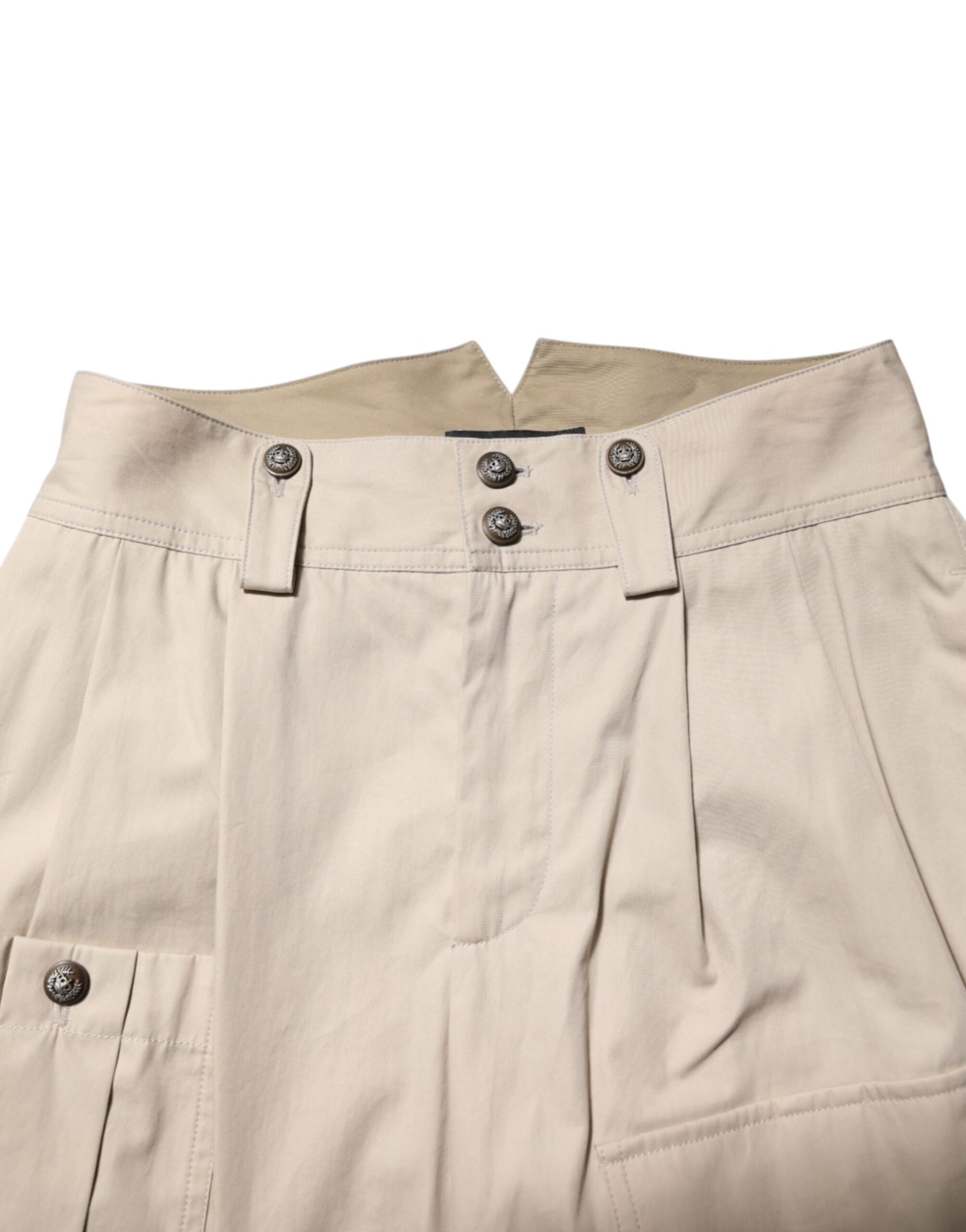 Dolce & Gabbana Beige Cargo Pants for Men side view