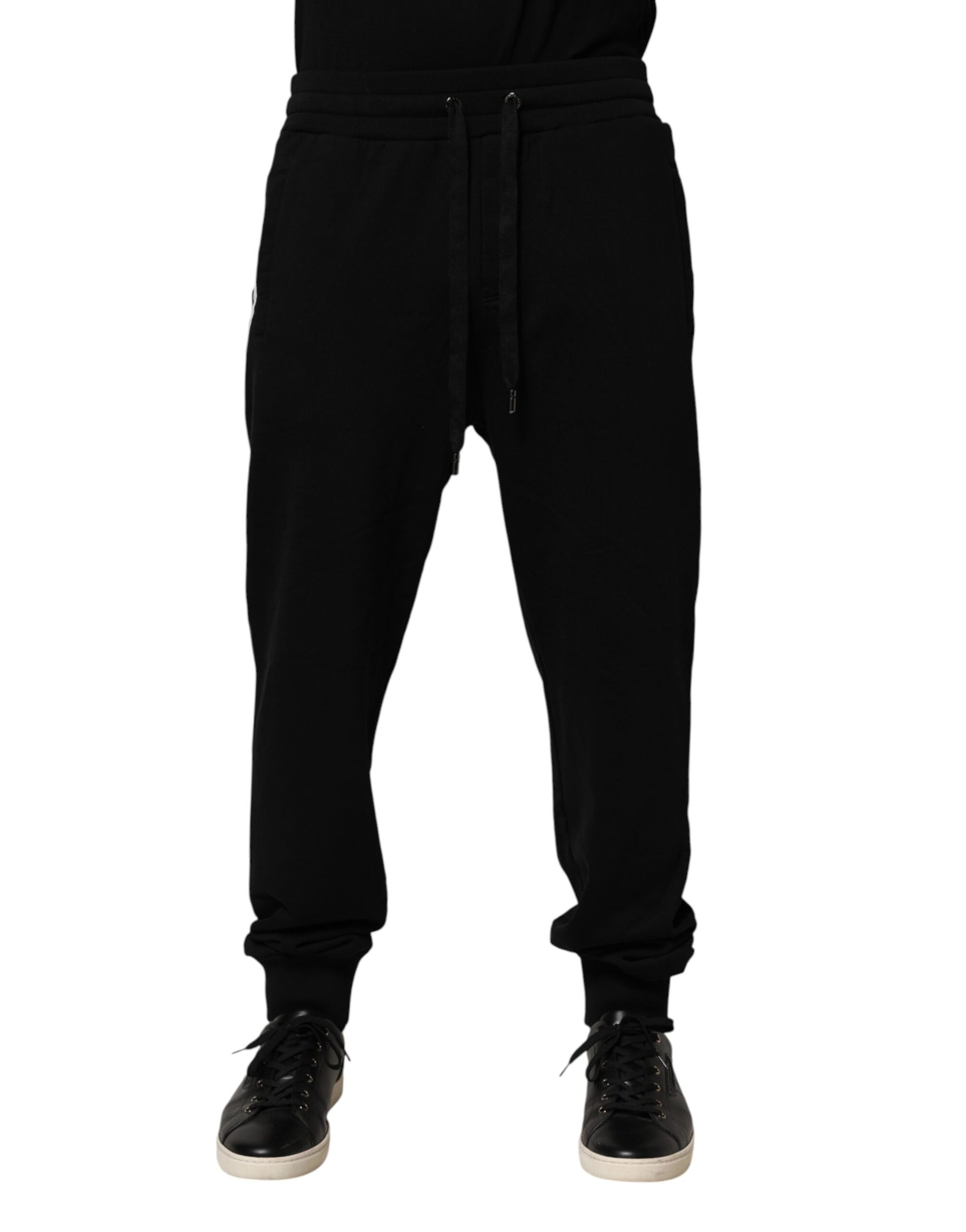 Dolce & Gabbana Black Athletic Pants for Men