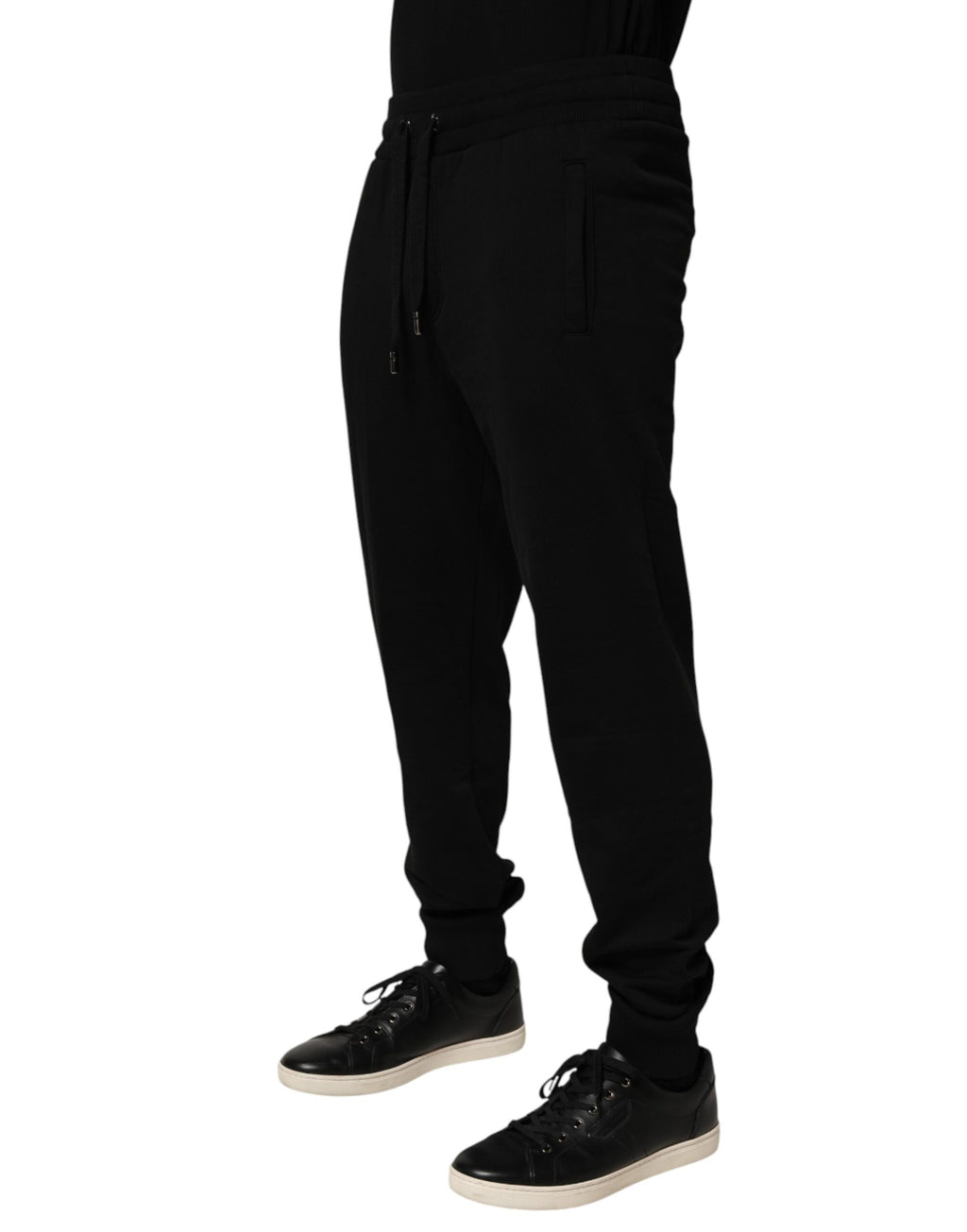 Dolce & Gabbana Black Athletic Pants for Men detail view