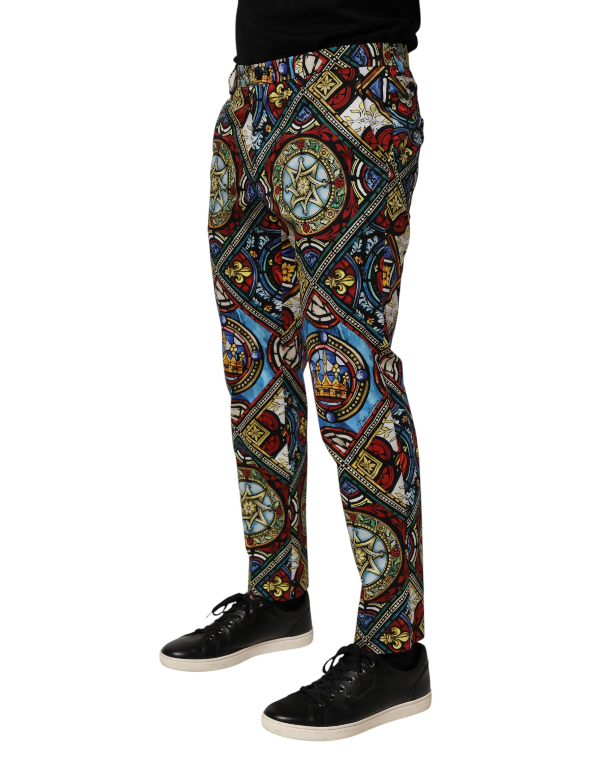 Dolce & Gabbana Multicolor Casual Pants for Men detail view