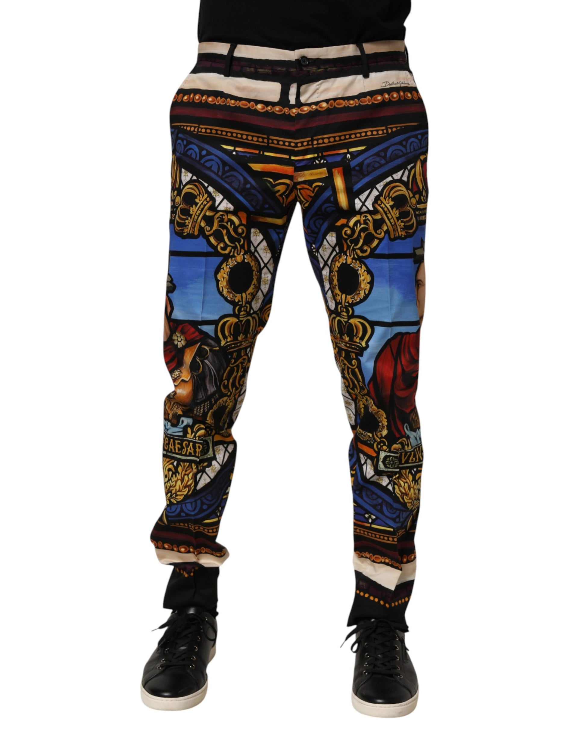 Dolce & Gabbana Multicolor Casual Pants for Men