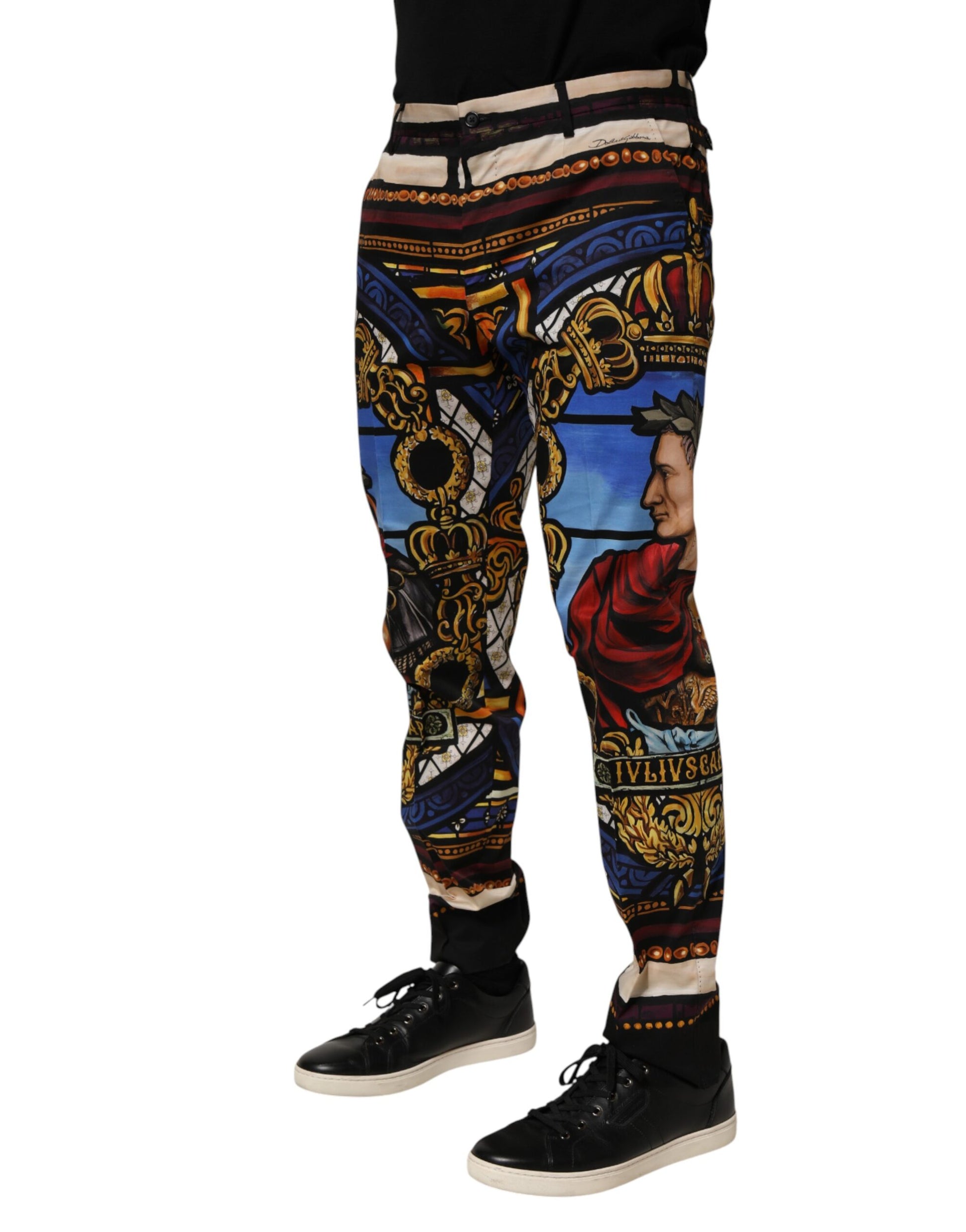 Dolce & Gabbana Multicolor Casual Pants for Men detail view