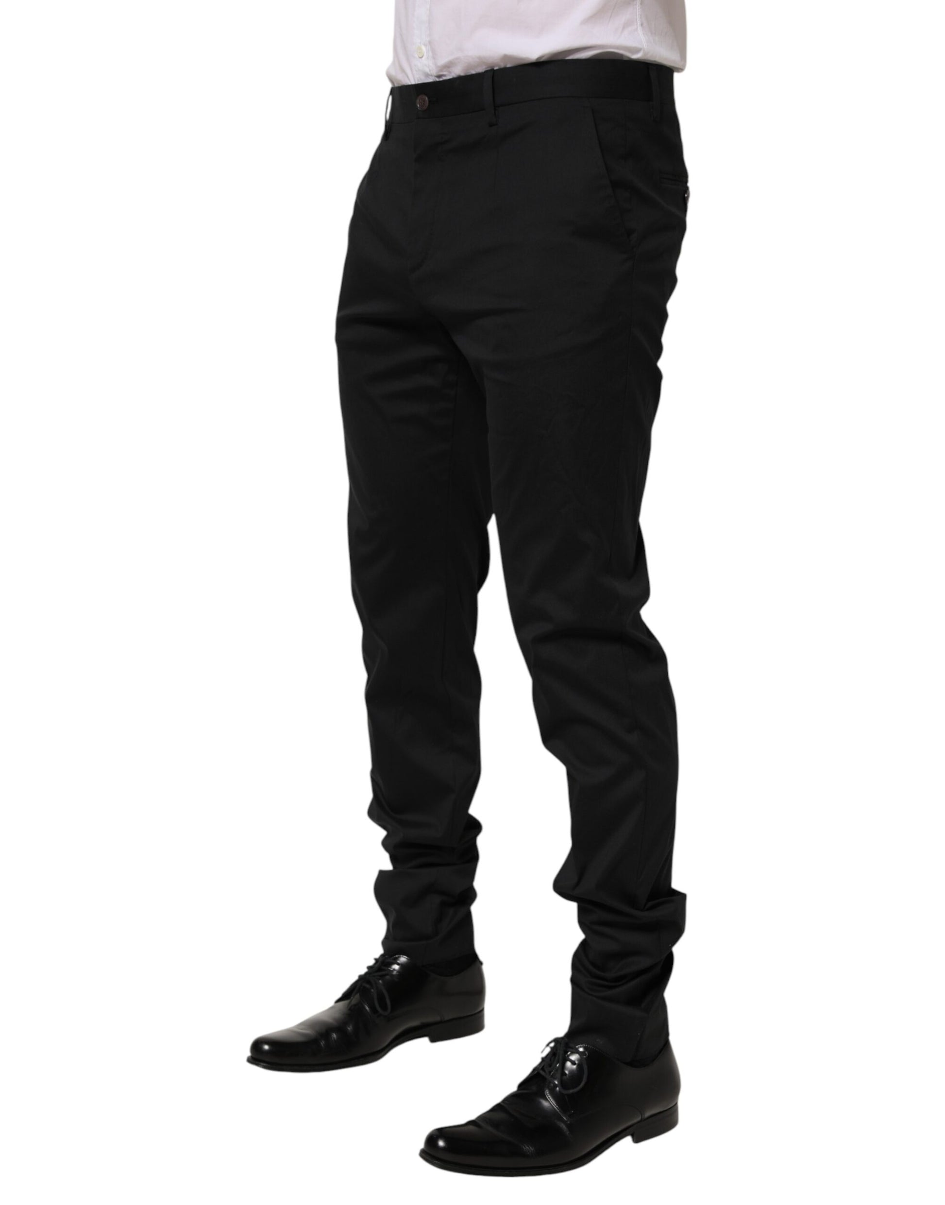 Dolce & Gabbana Black Dress Pants for Men detail view