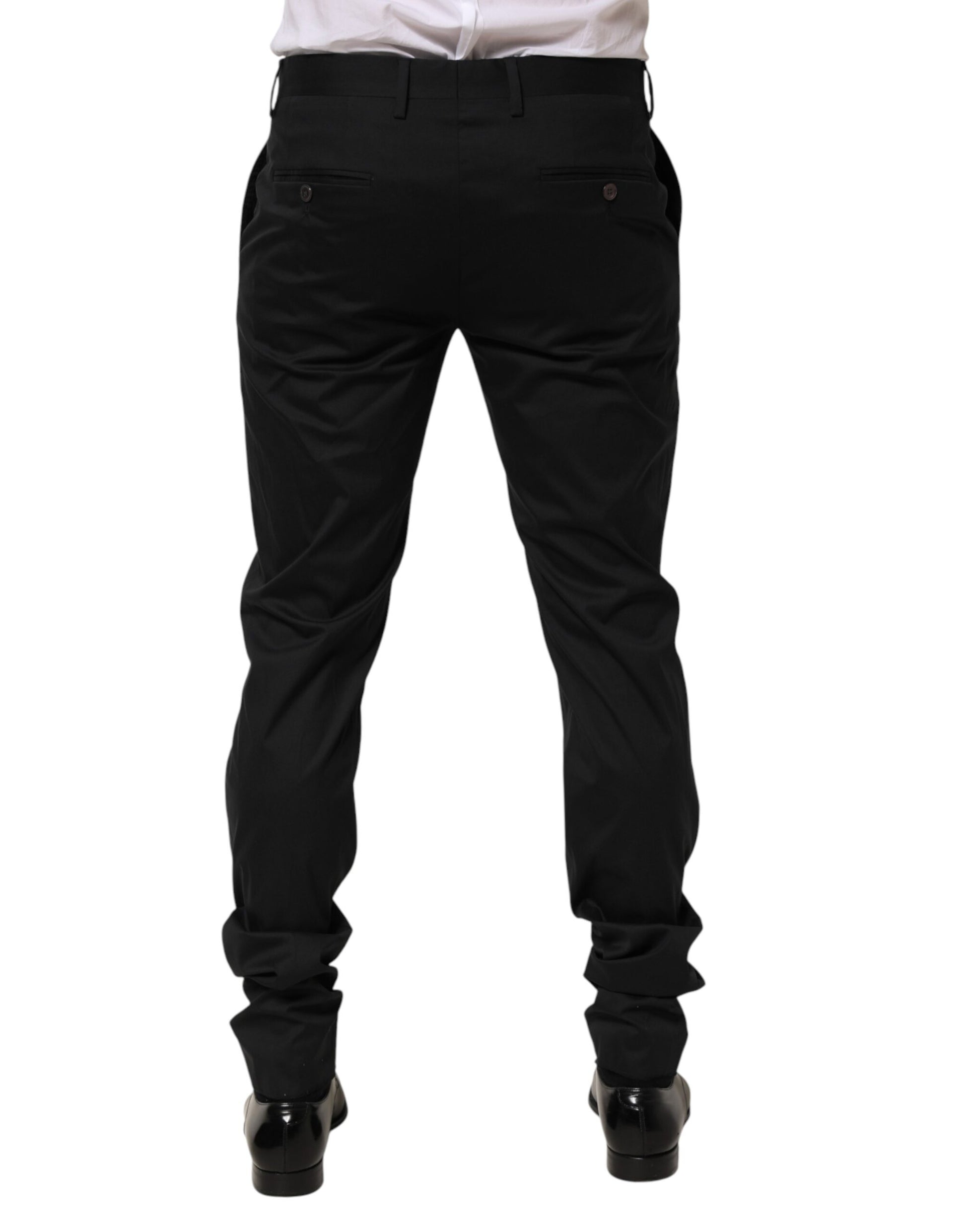 Dolce & Gabbana Black Dress Pants for Men side view