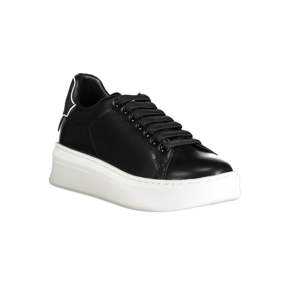 Gaelle Paris Black Athletic Sneakers for Women alternate view