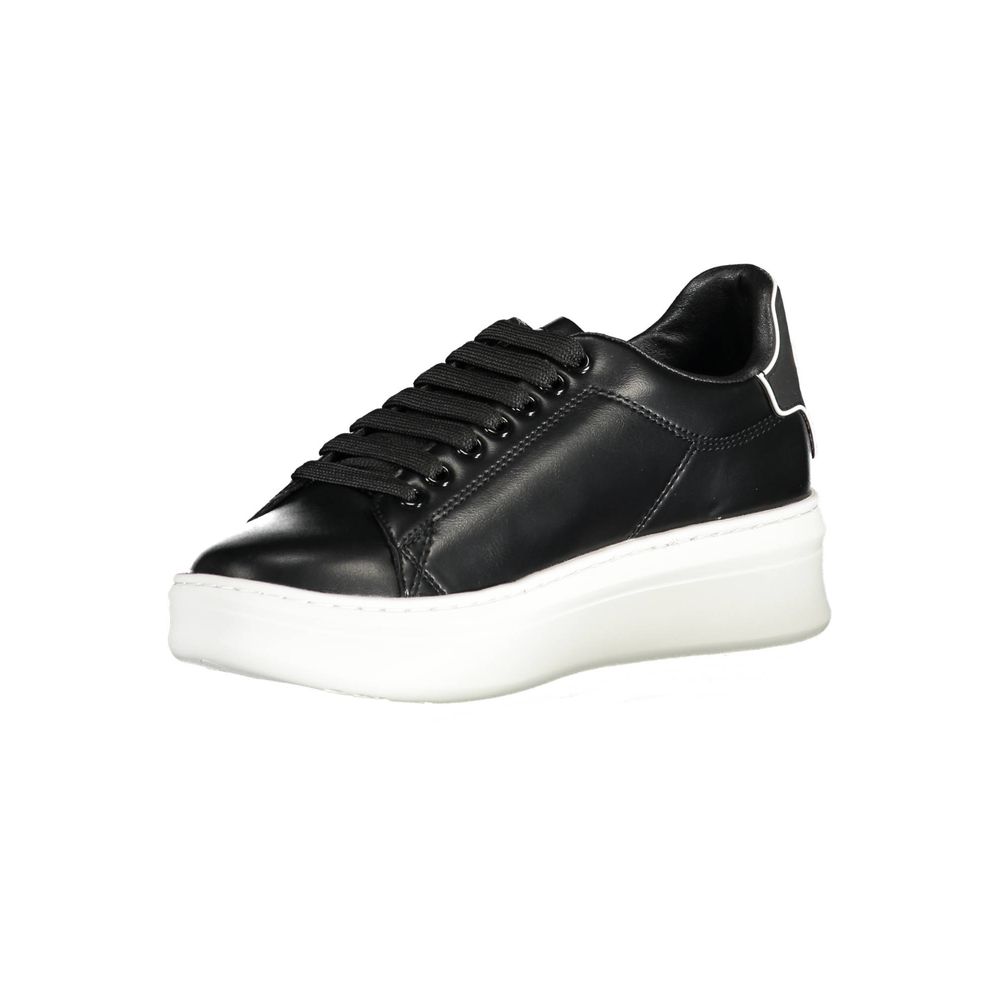 Gaelle Paris Black Athletic Sneakers for Women detail view