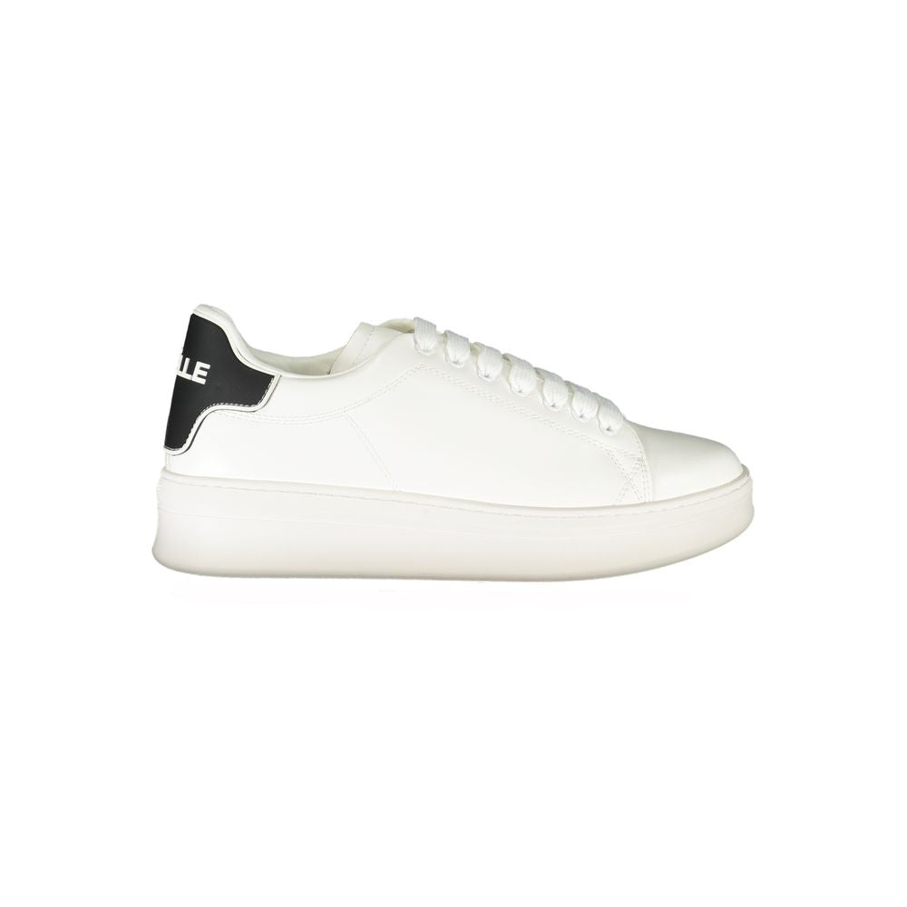 Gaelle Paris White Athletic Sneakers for Men