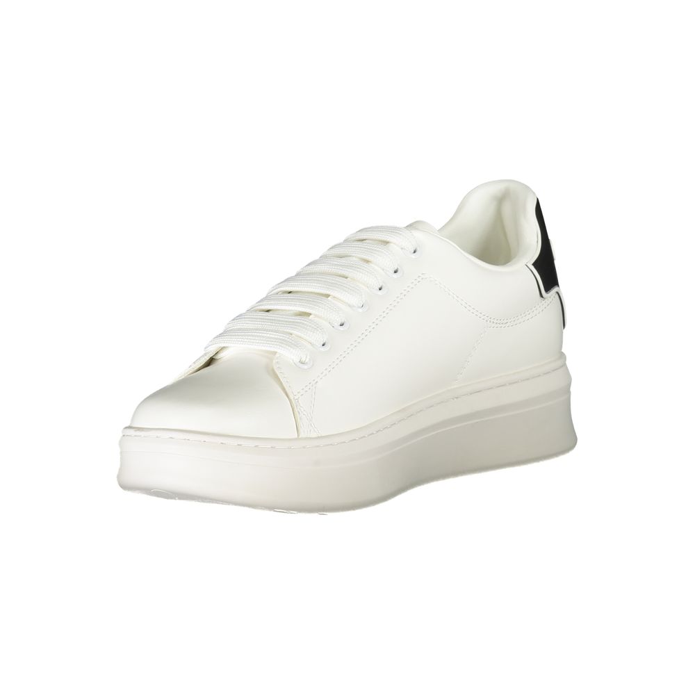 Gaelle Paris White Athletic Sneakers for Men detail view