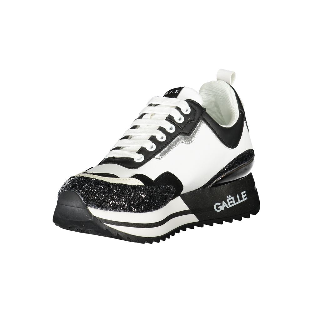Gaelle Paris Black Athletic Sneakers for Women detail view