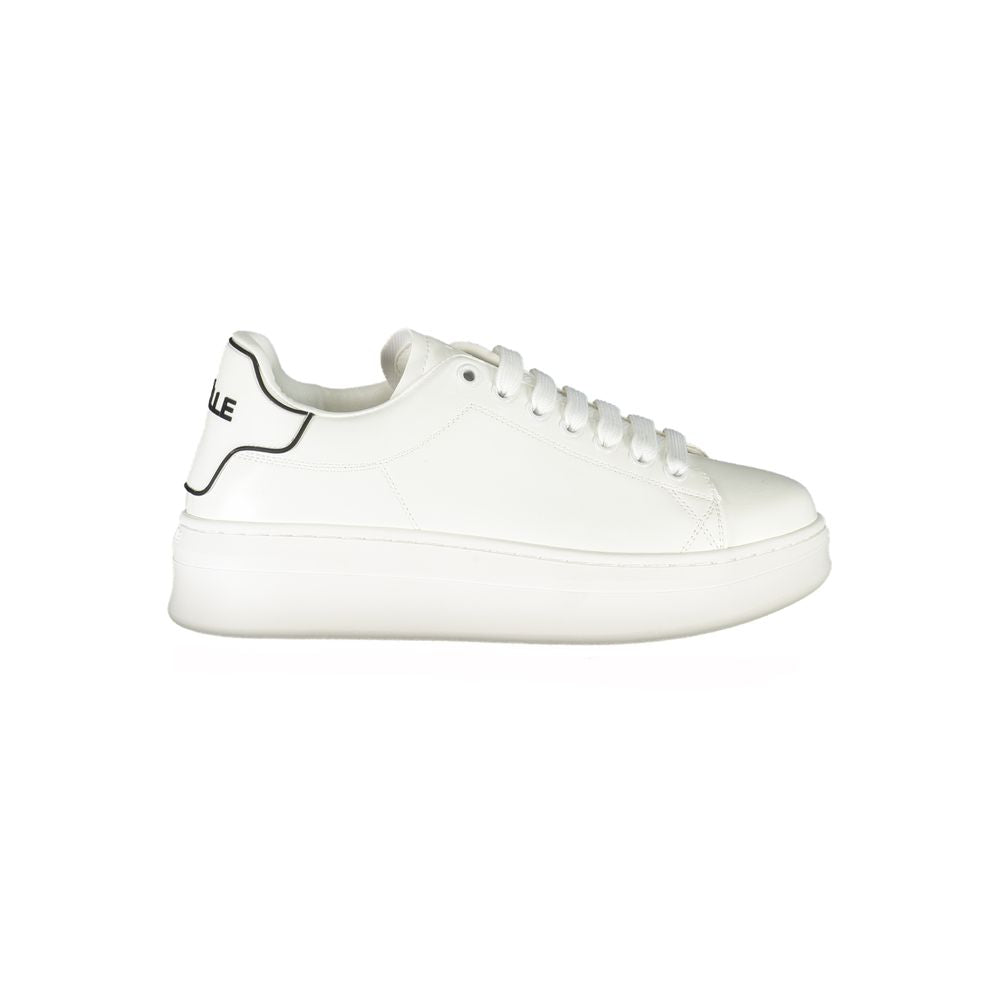 Gaelle Paris White Athletic Sneakers for Women
