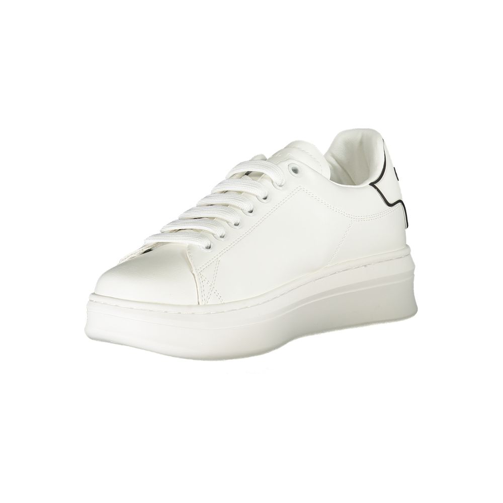 Gaelle Paris White Athletic Sneakers for Women detail view