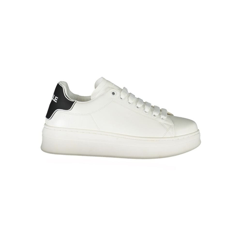 Gaelle Paris White Athletic Sneakers for Women