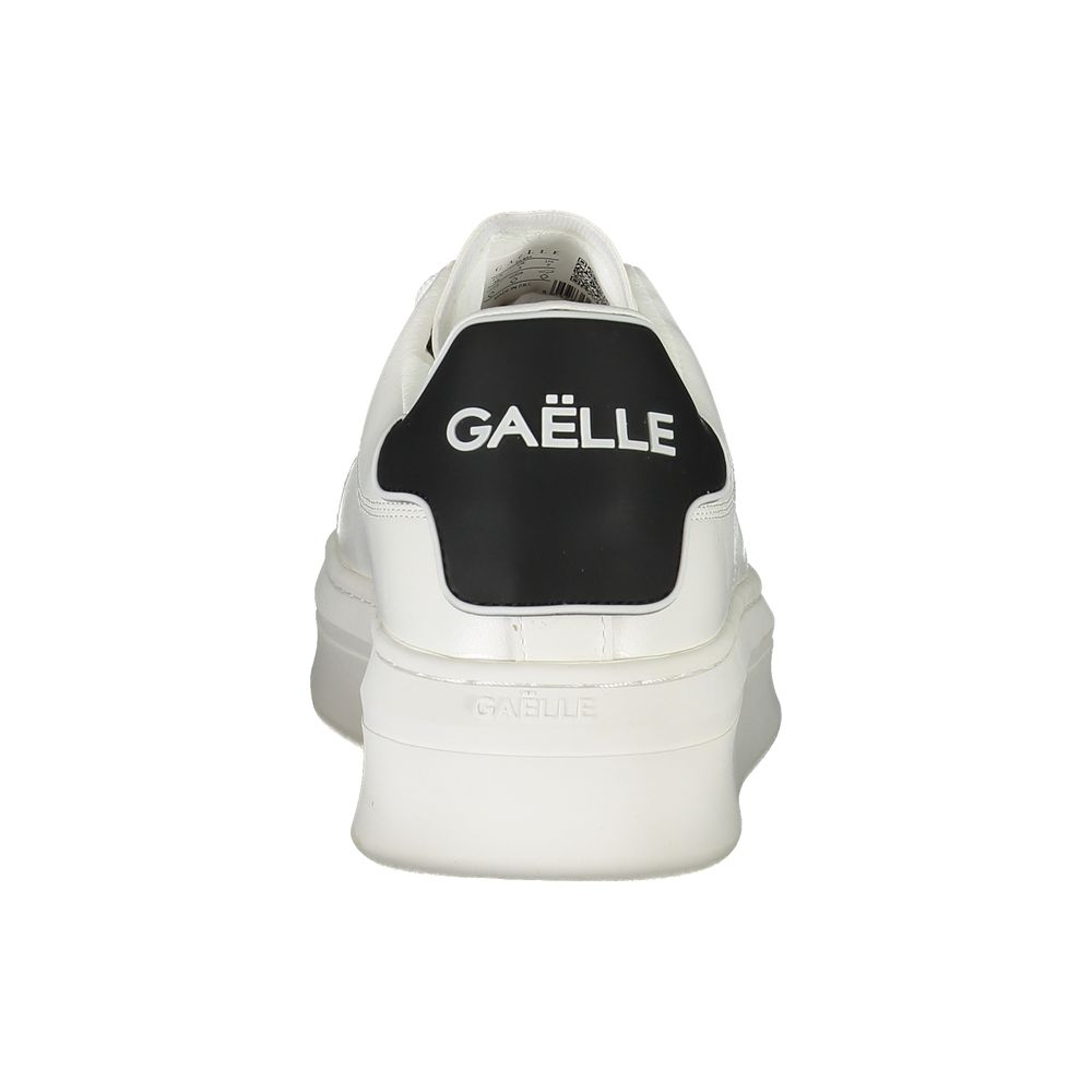 Gaelle Paris White Athletic Sneakers for Women detail view