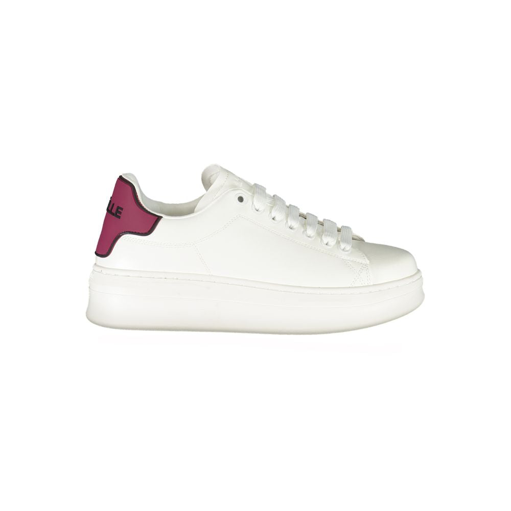 Gaelle Paris Red Low Top Sneakers for Women