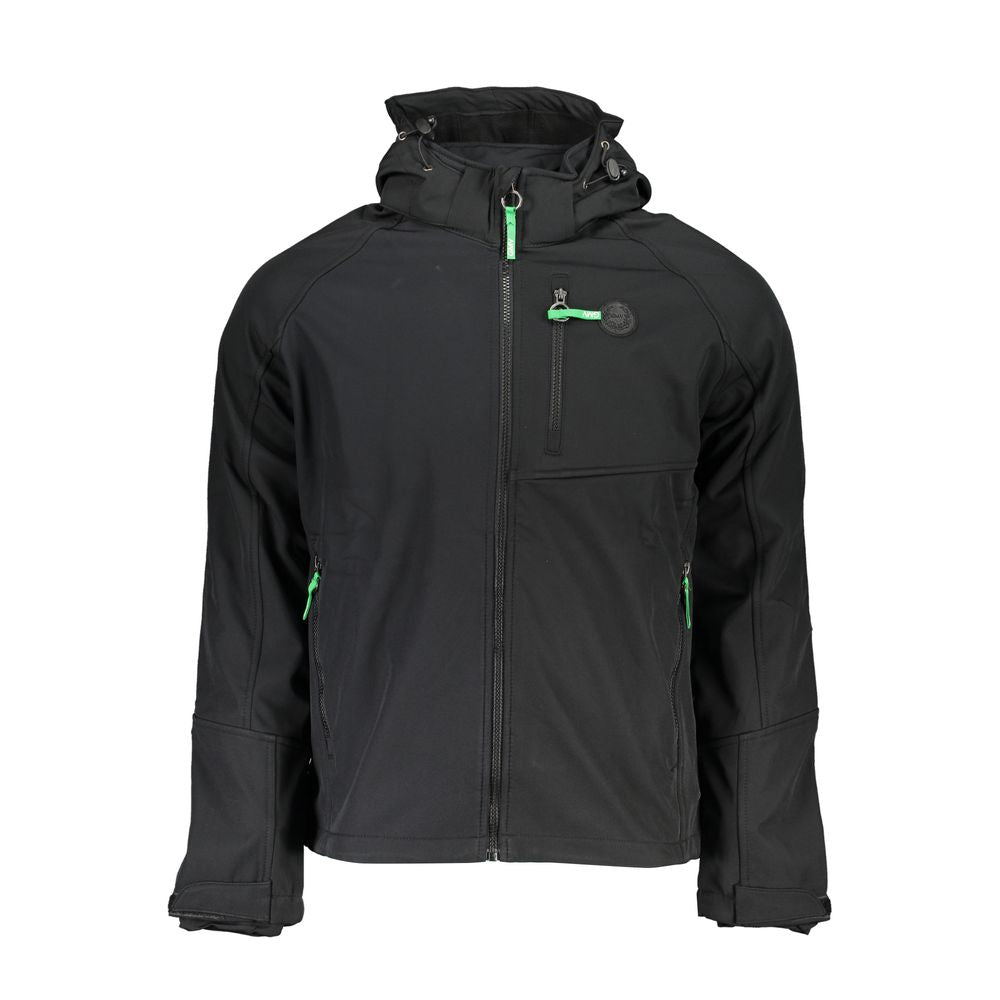 Gianmarco Venturi Black Shell Jacket for Men