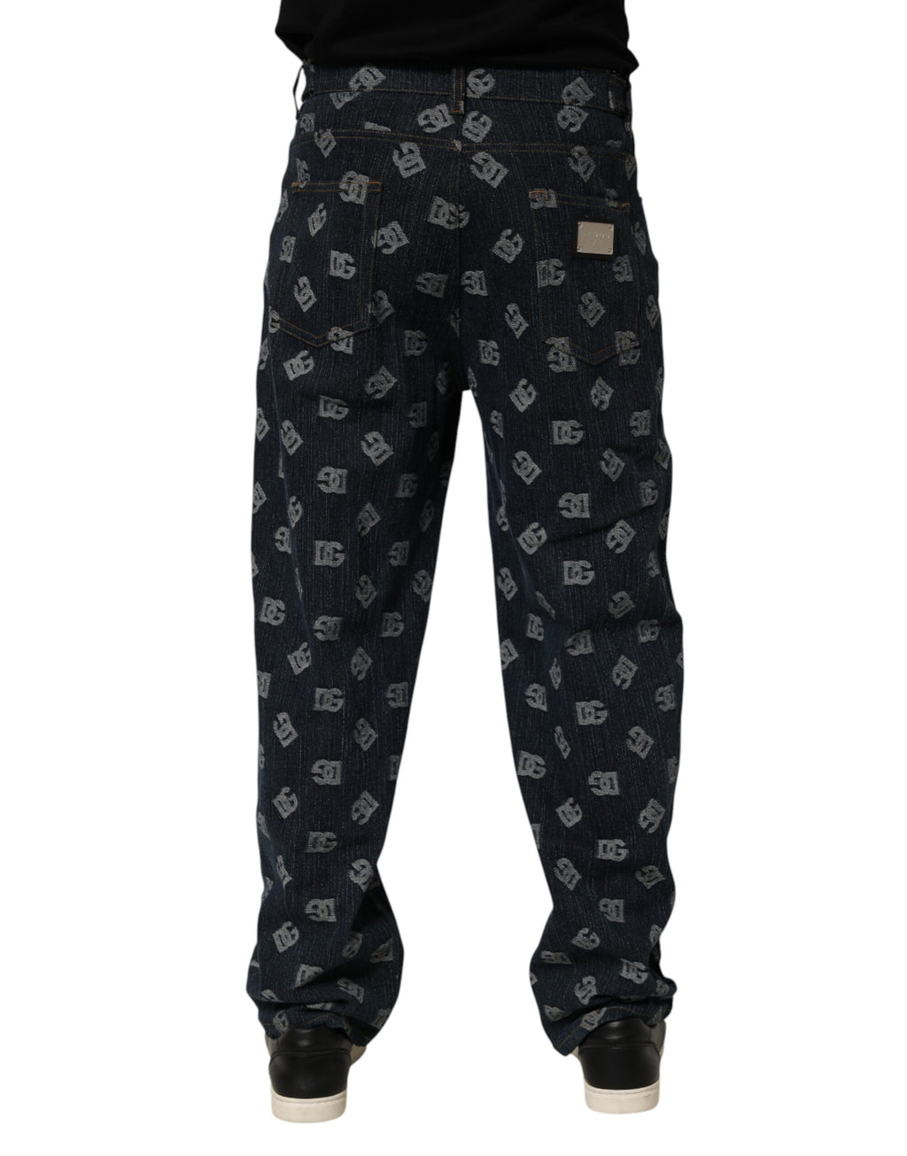 Dolce & Gabbana Blue Relaxed Fit Jeans for Men side view