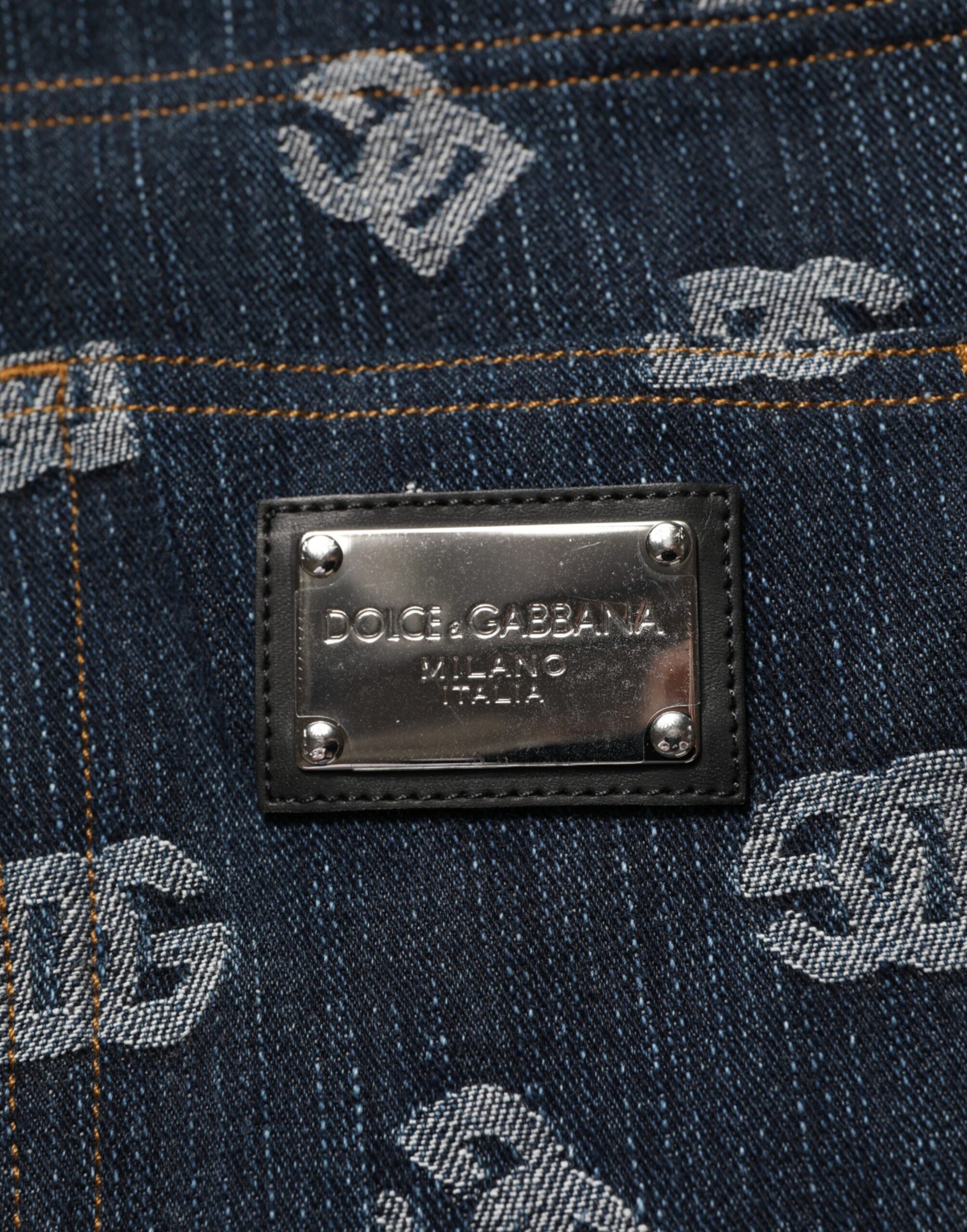 Dolce & Gabbana Blue Relaxed Fit Jeans for Men additional view