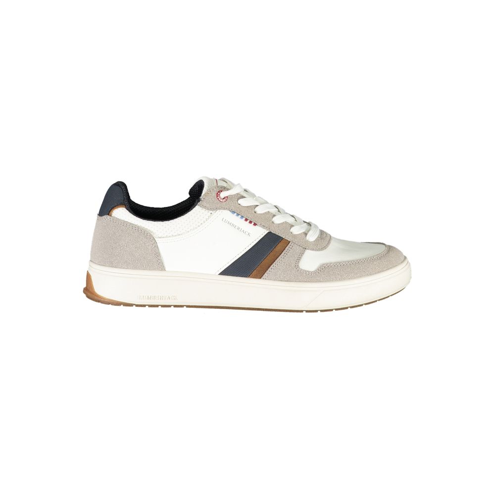 Lumberjack White Polyurethane Men Sneaker