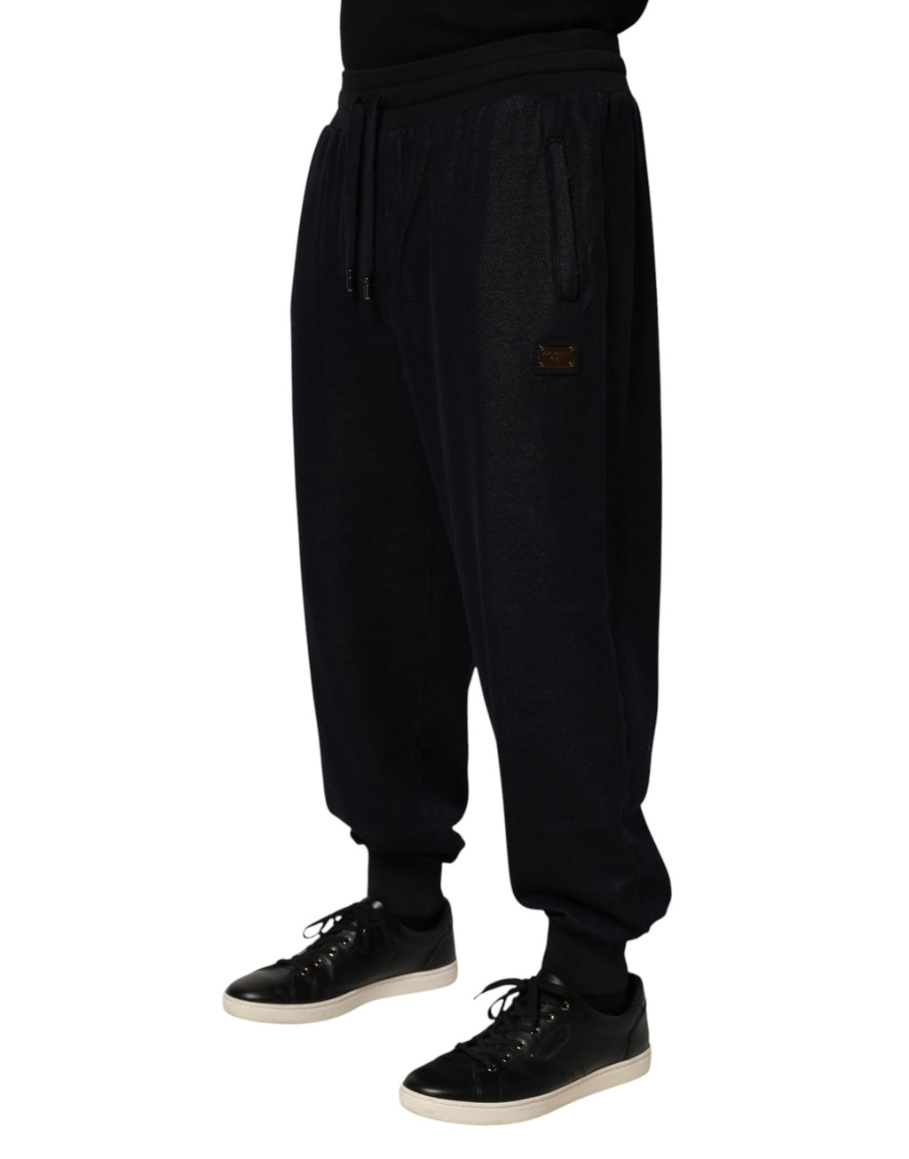 Dolce & Gabbana Black Athletic Pants for Men detail view
