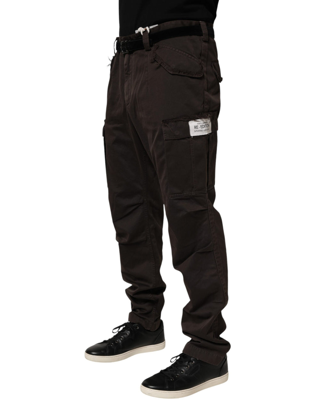 Dolce & Gabbana Brown Cargo Pants for Men detail view