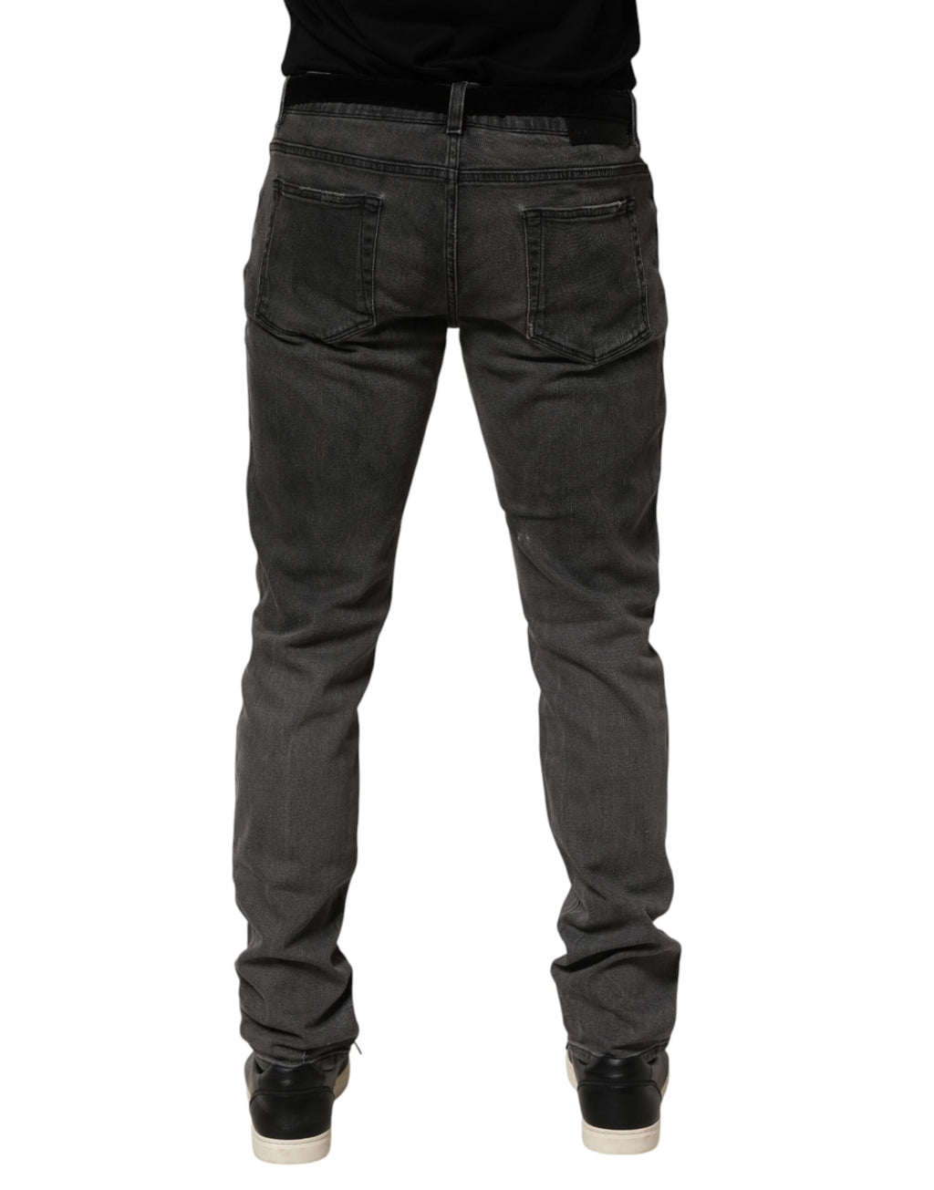 Dolce & Gabbana Grey Skinny Jeans for Women side view