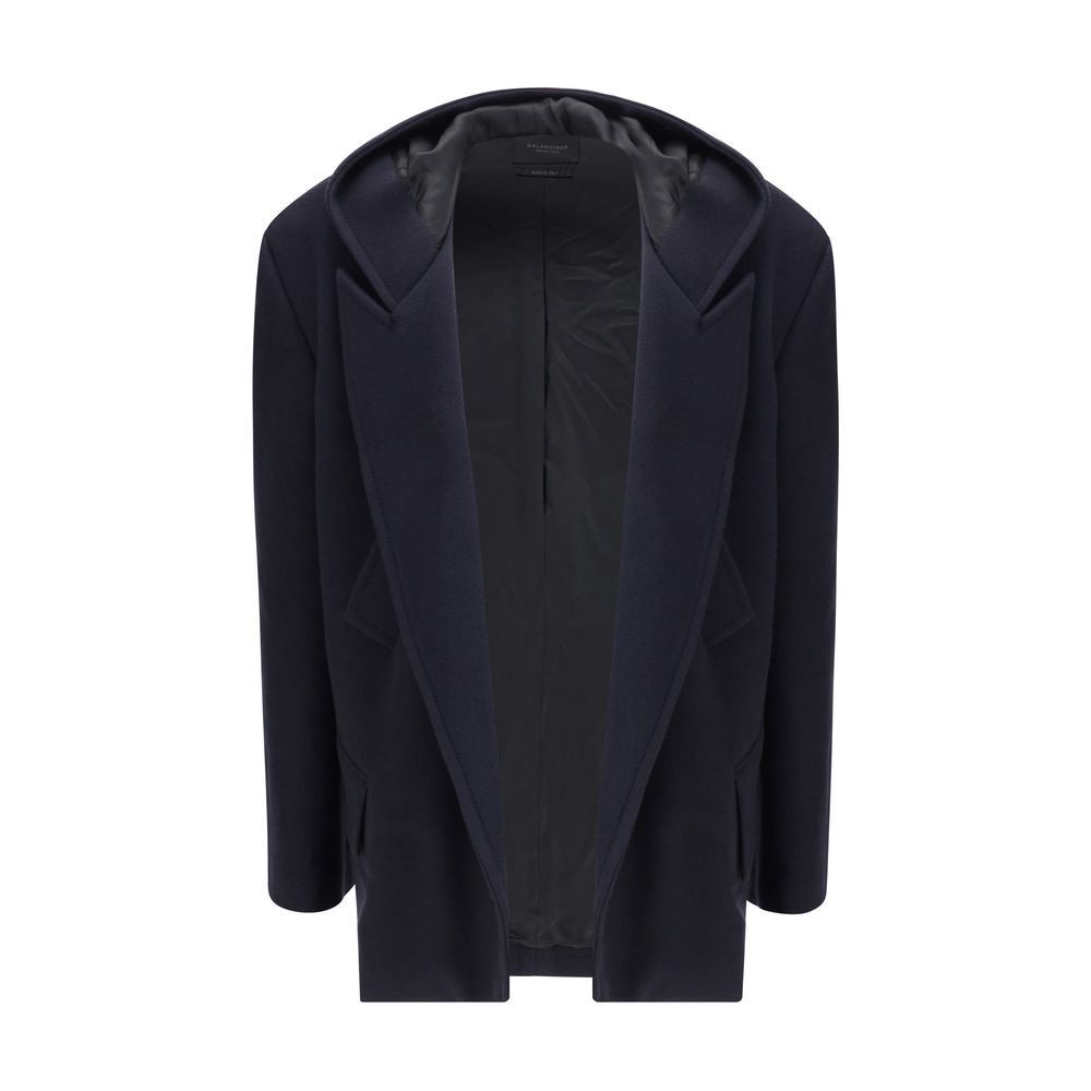 Balenciaga Hooded Short Coat