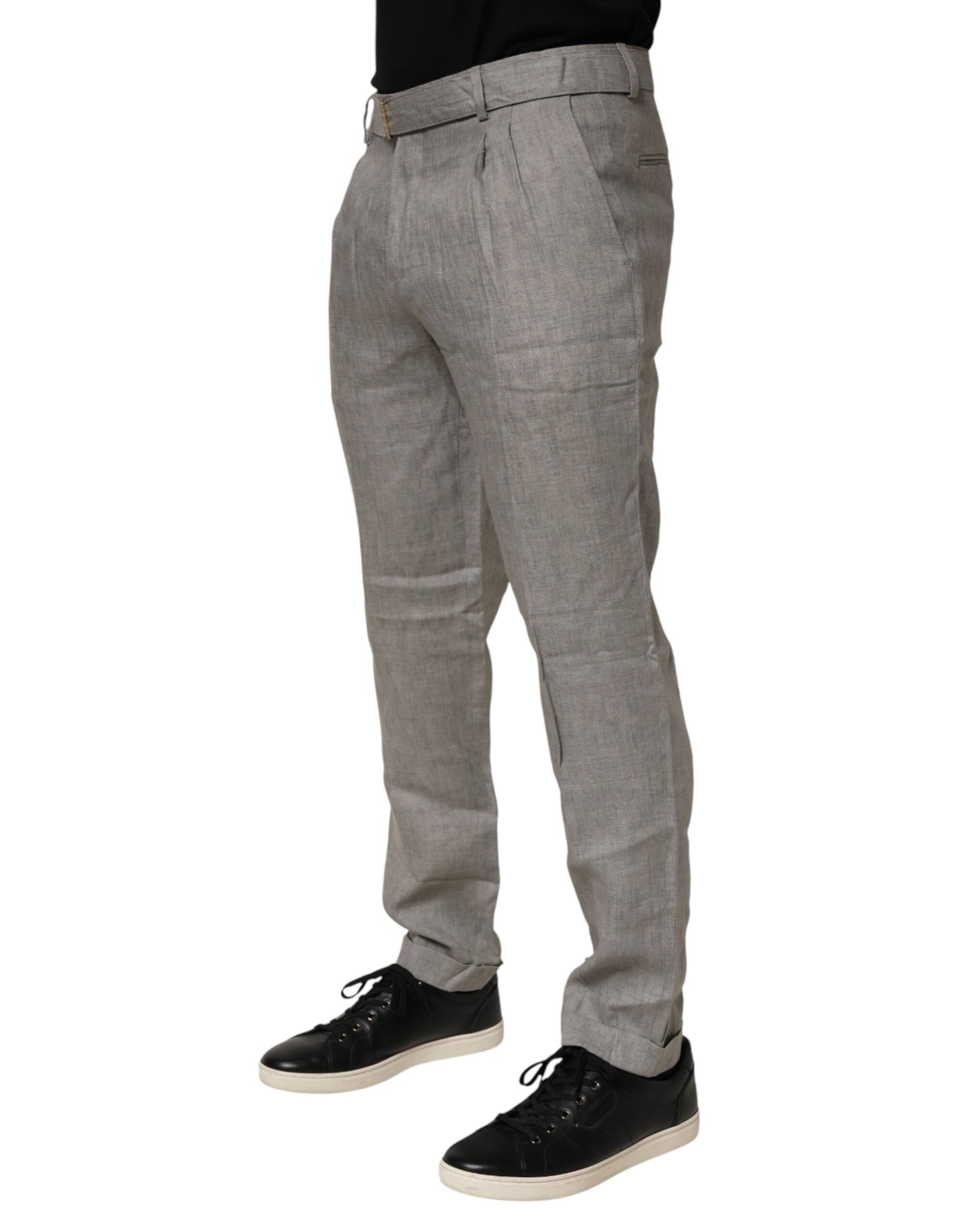 Briglia 1949 Grey Dress Pants for Men detail view