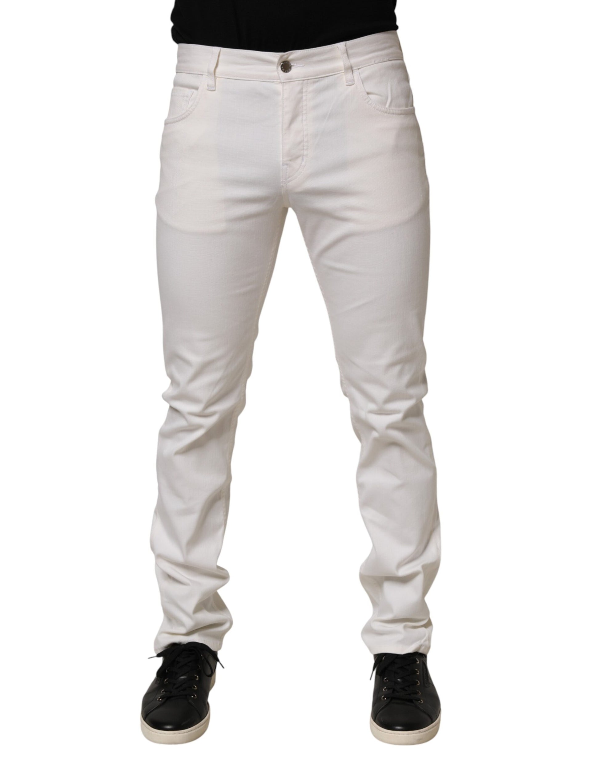 Prada White Skinny Jeans for Men alternate view
