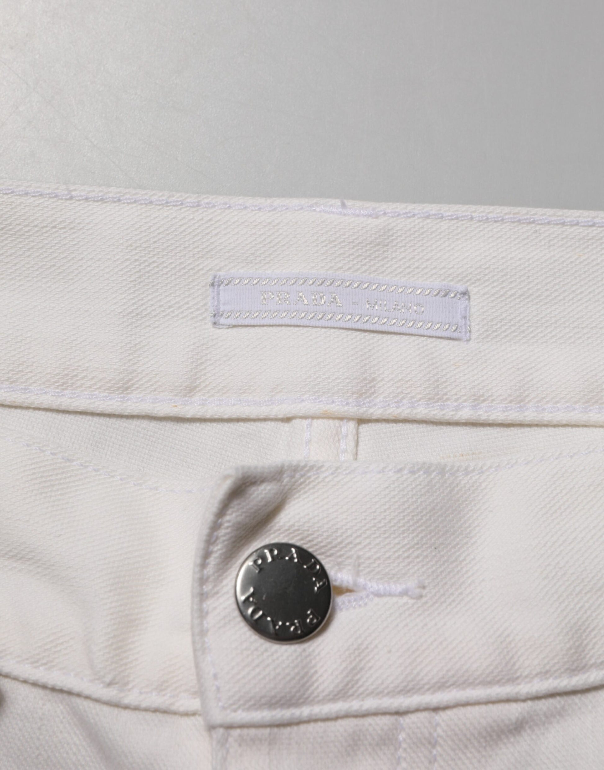 Prada White Skinny Jeans for Men additional view