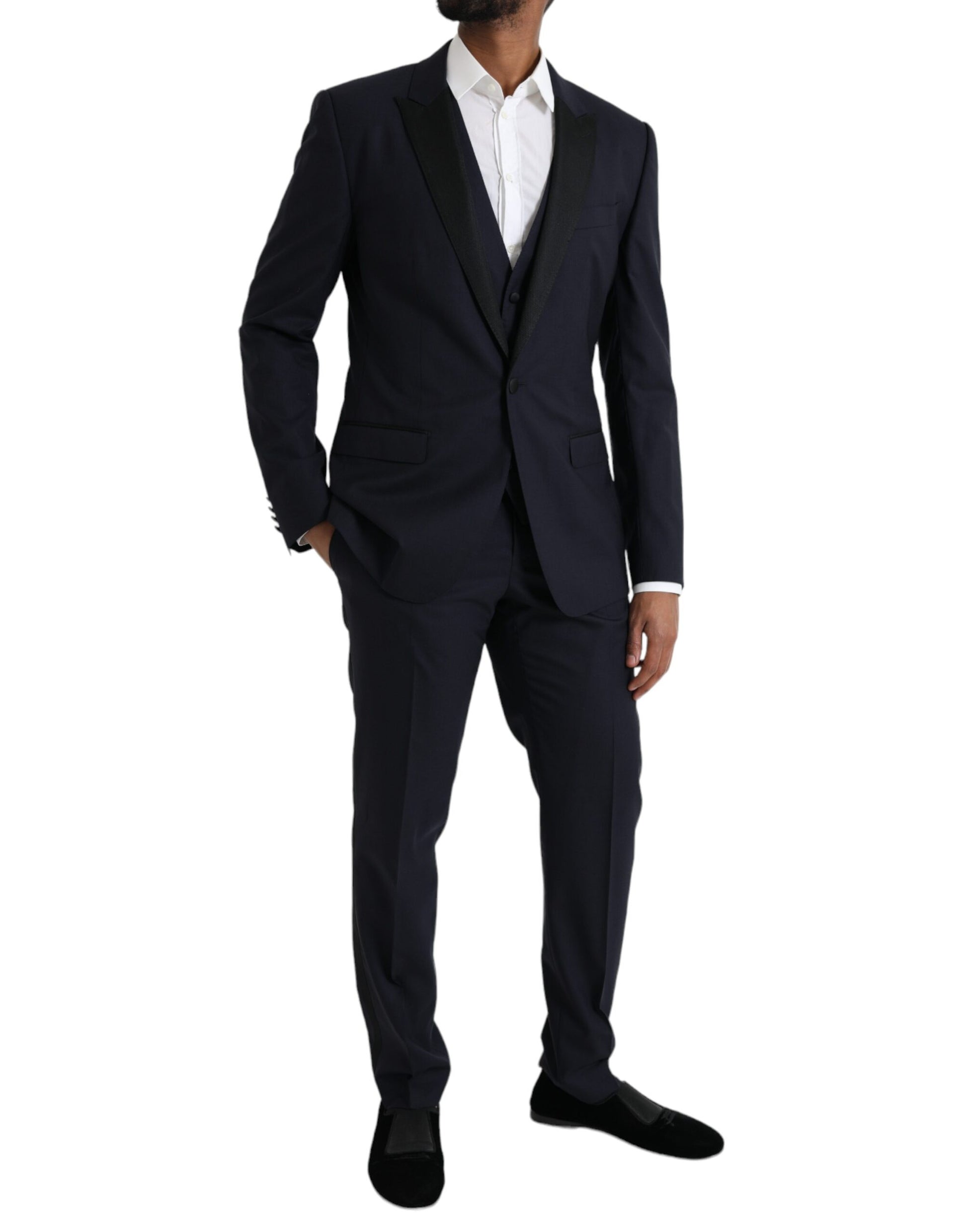 Dolce & Gabbana Blue Three Piece Suits for Men detail view