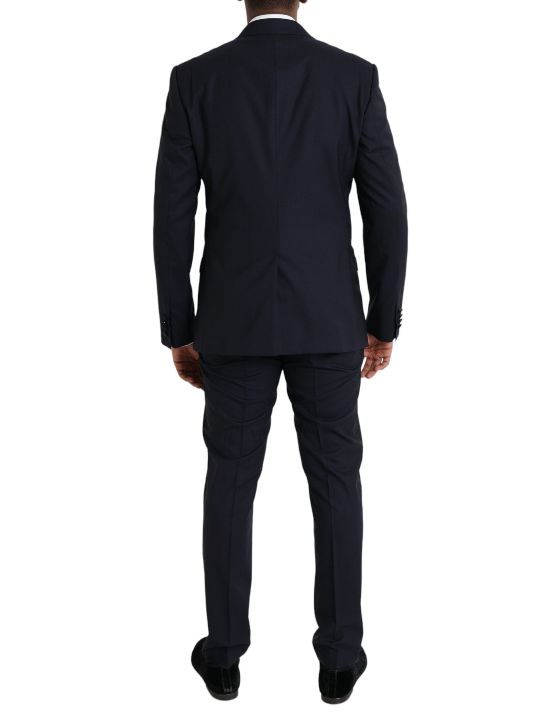 Dolce & Gabbana Blue Three Piece Suits for Men side view