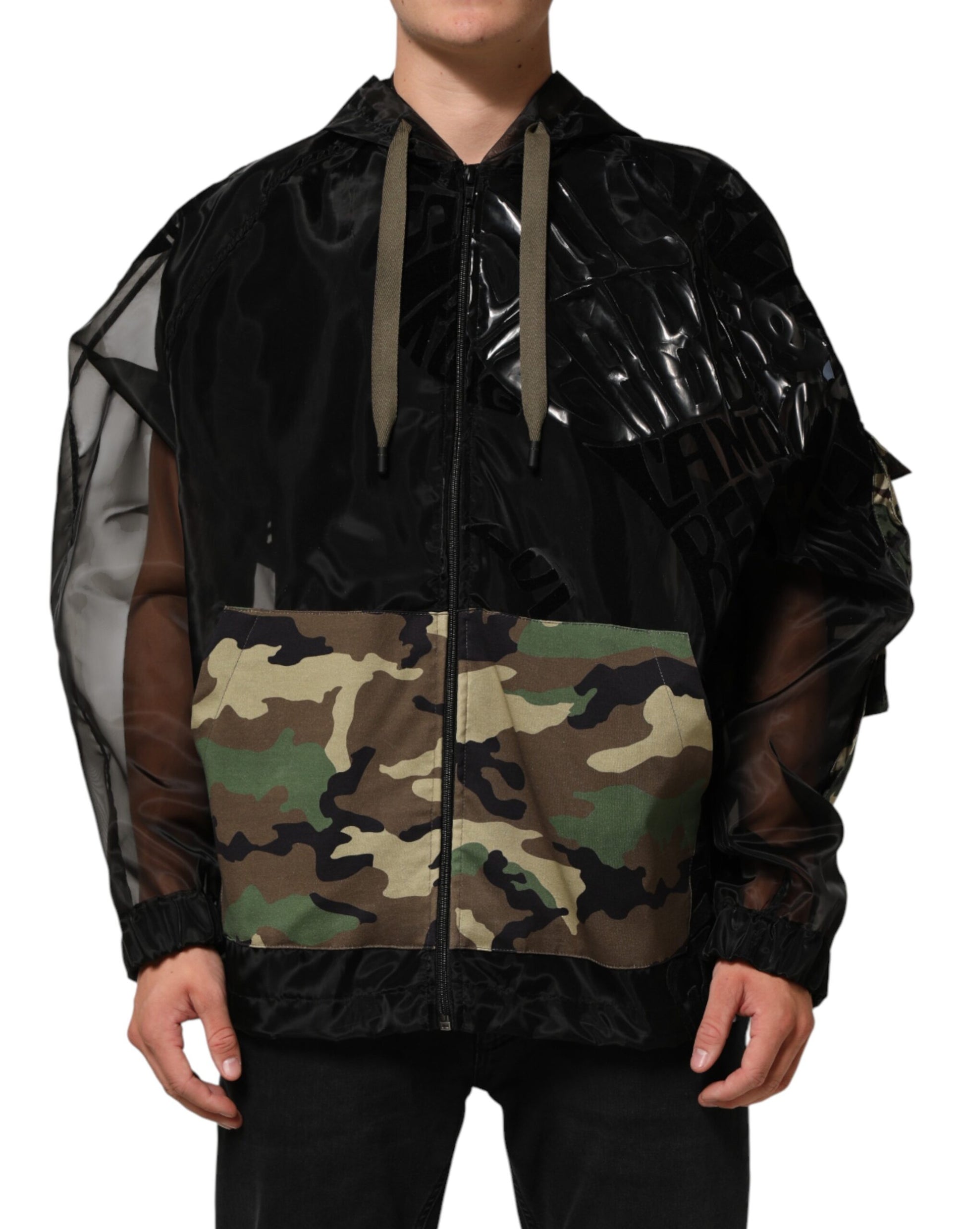 Dolce & Gabbana Black Hoodie for Men