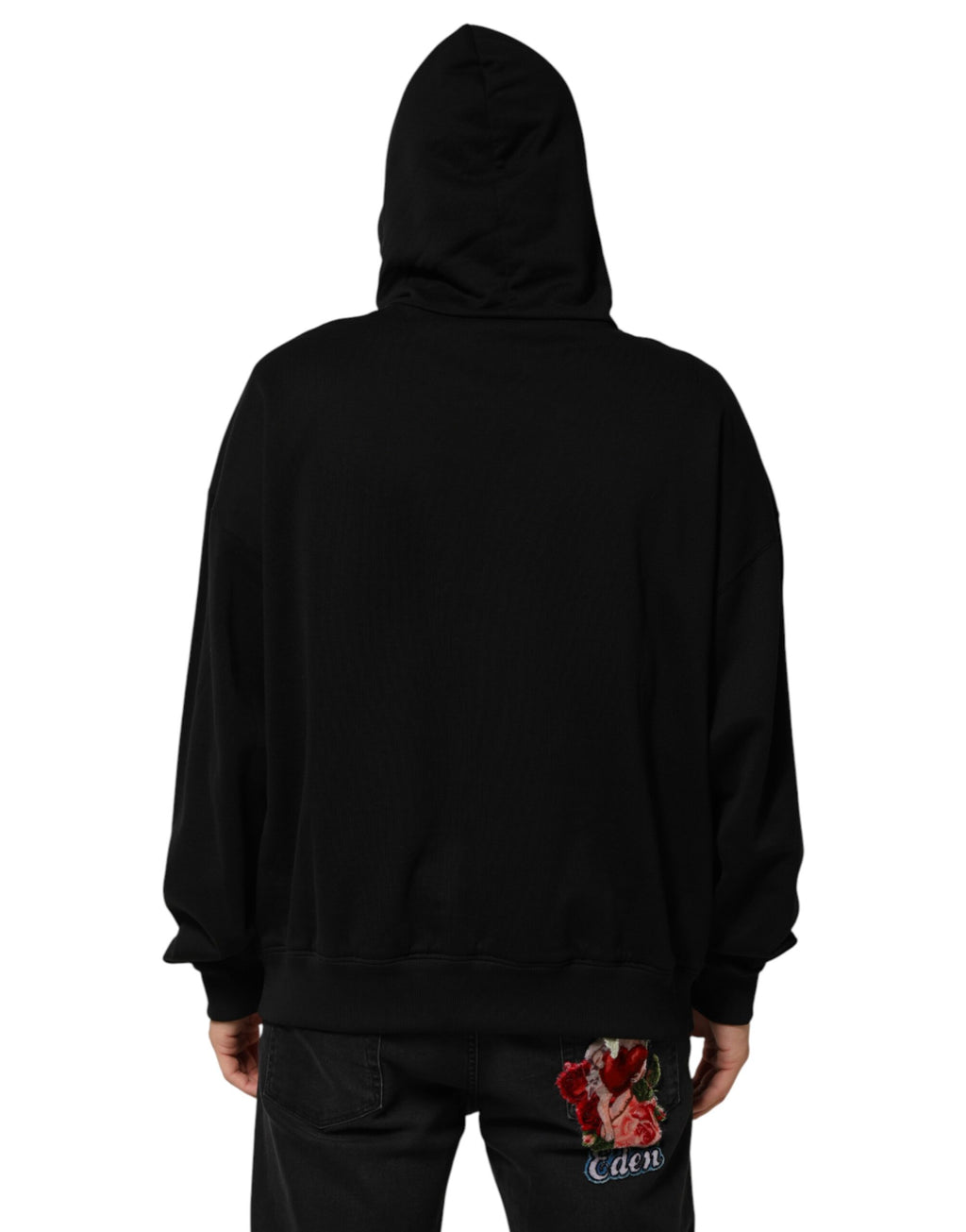 Dolce & Gabbana Black Hoodie for Men side view