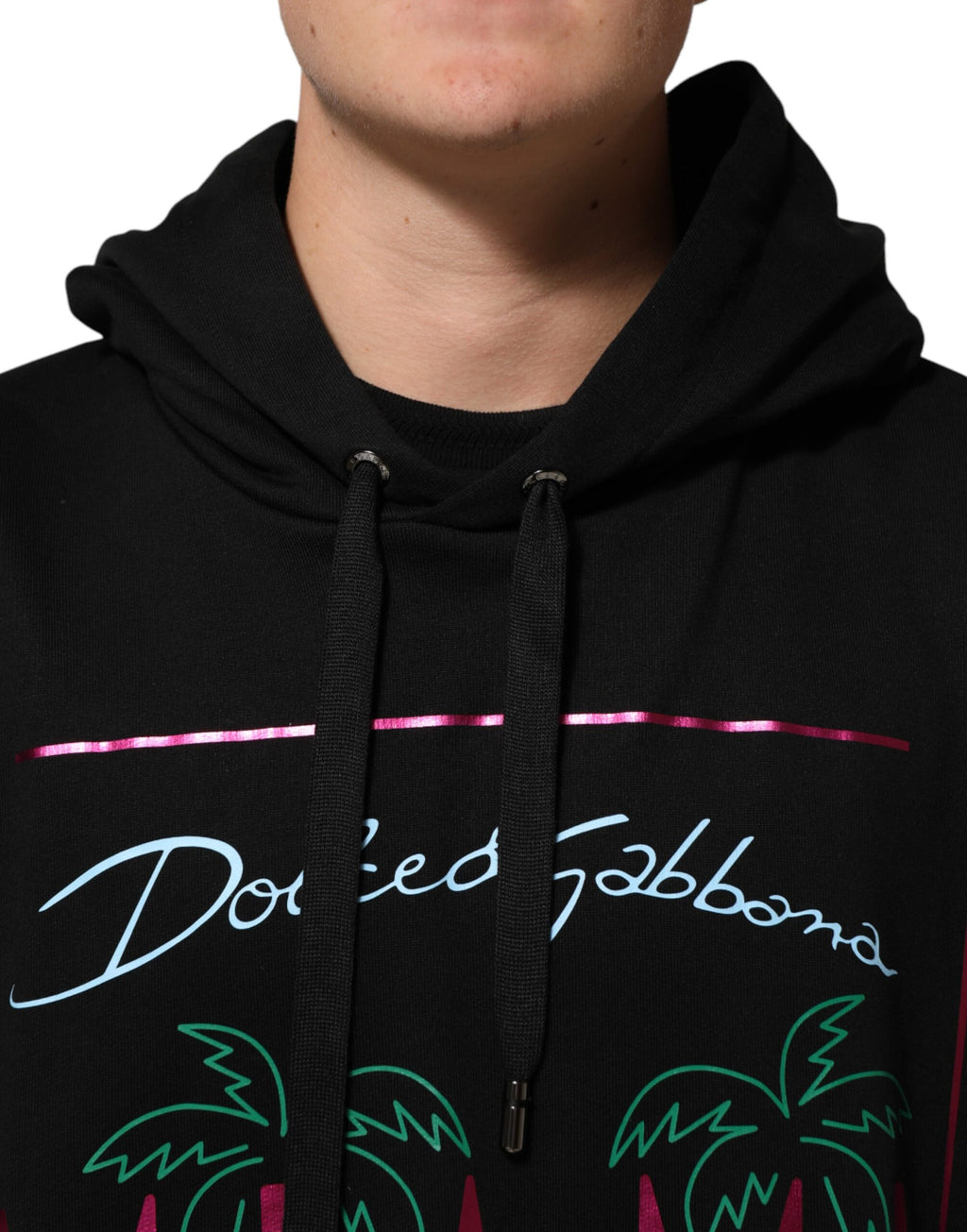 Dolce & Gabbana Black Hoodie for Men additional view
