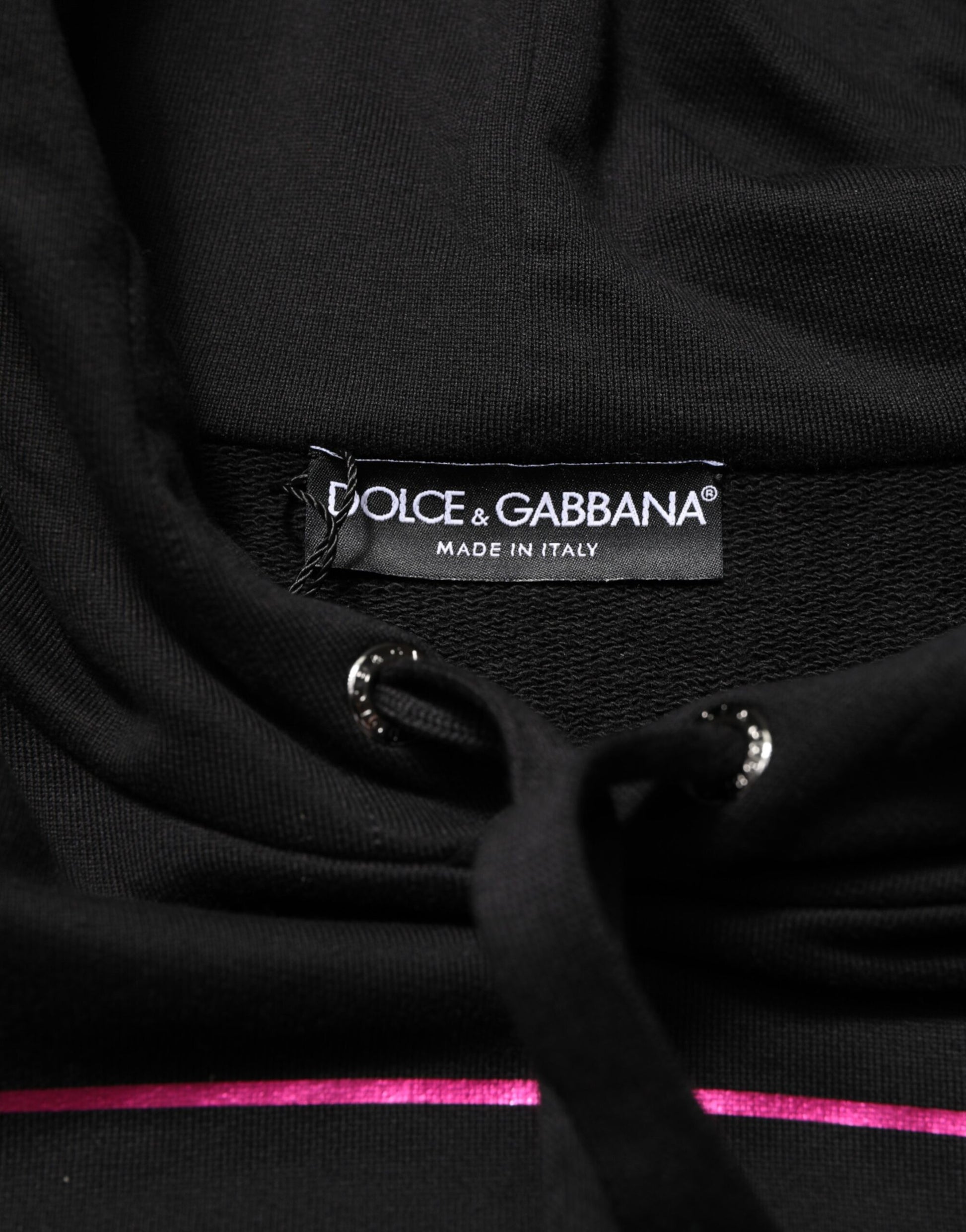 Dolce & Gabbana Black Hoodie for Men additional view