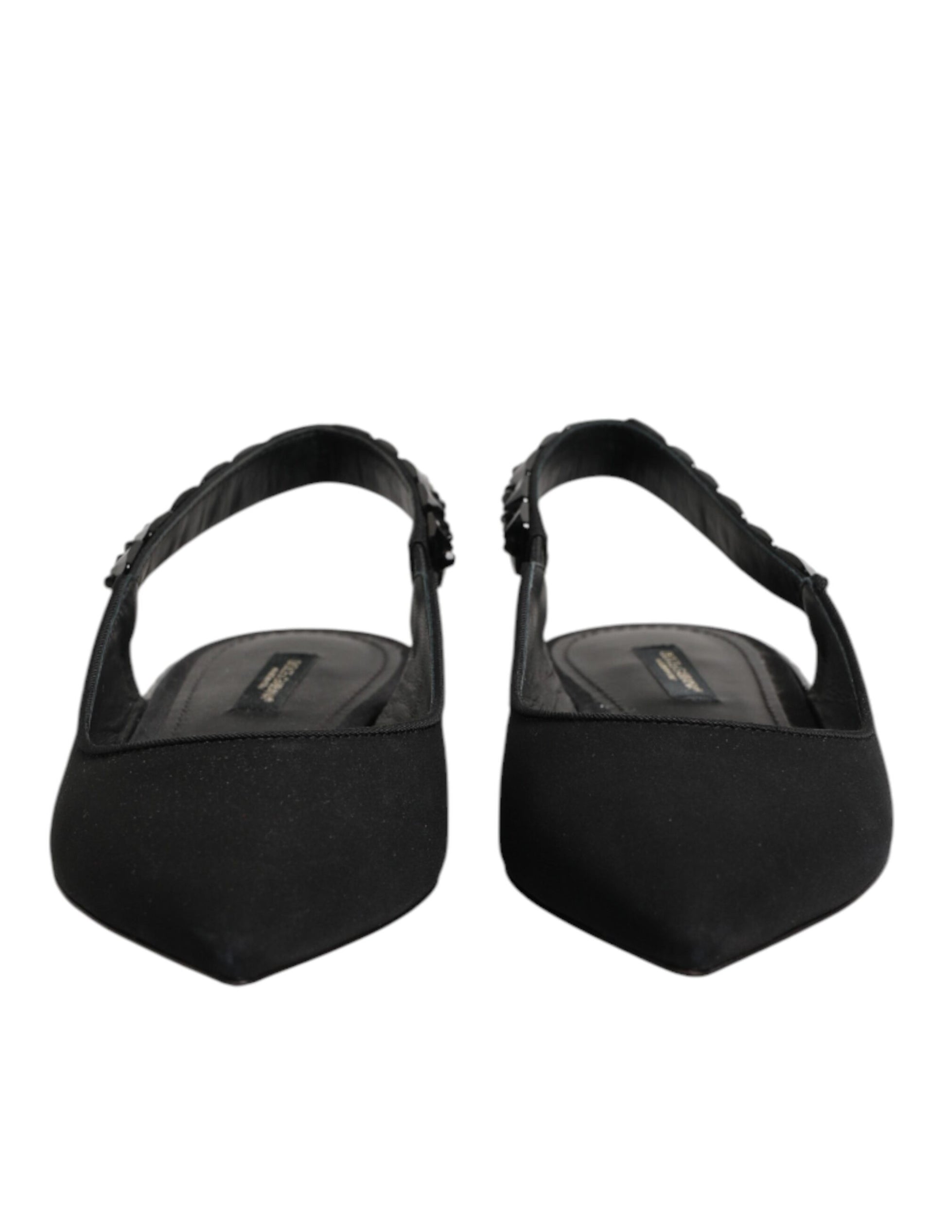 Dolce & Gabbana Black Flat for Women detail view