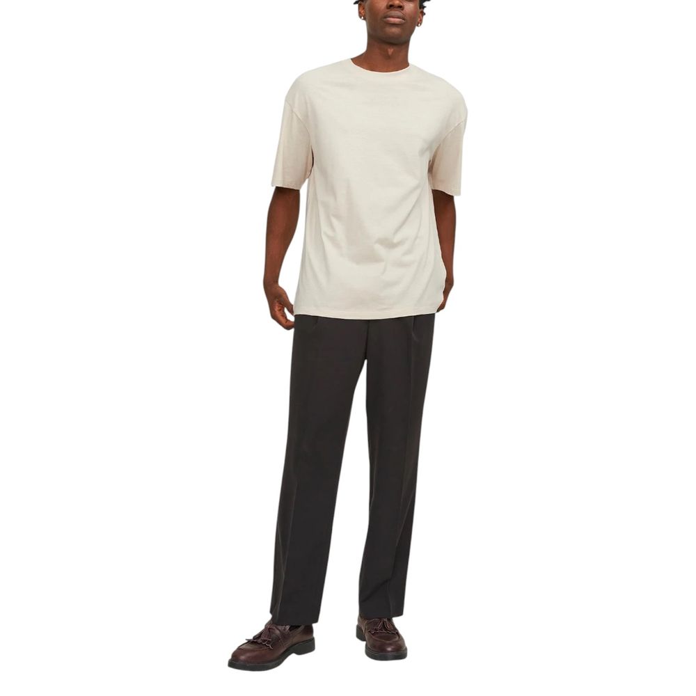 T-shirt en coton beige Jack Jones