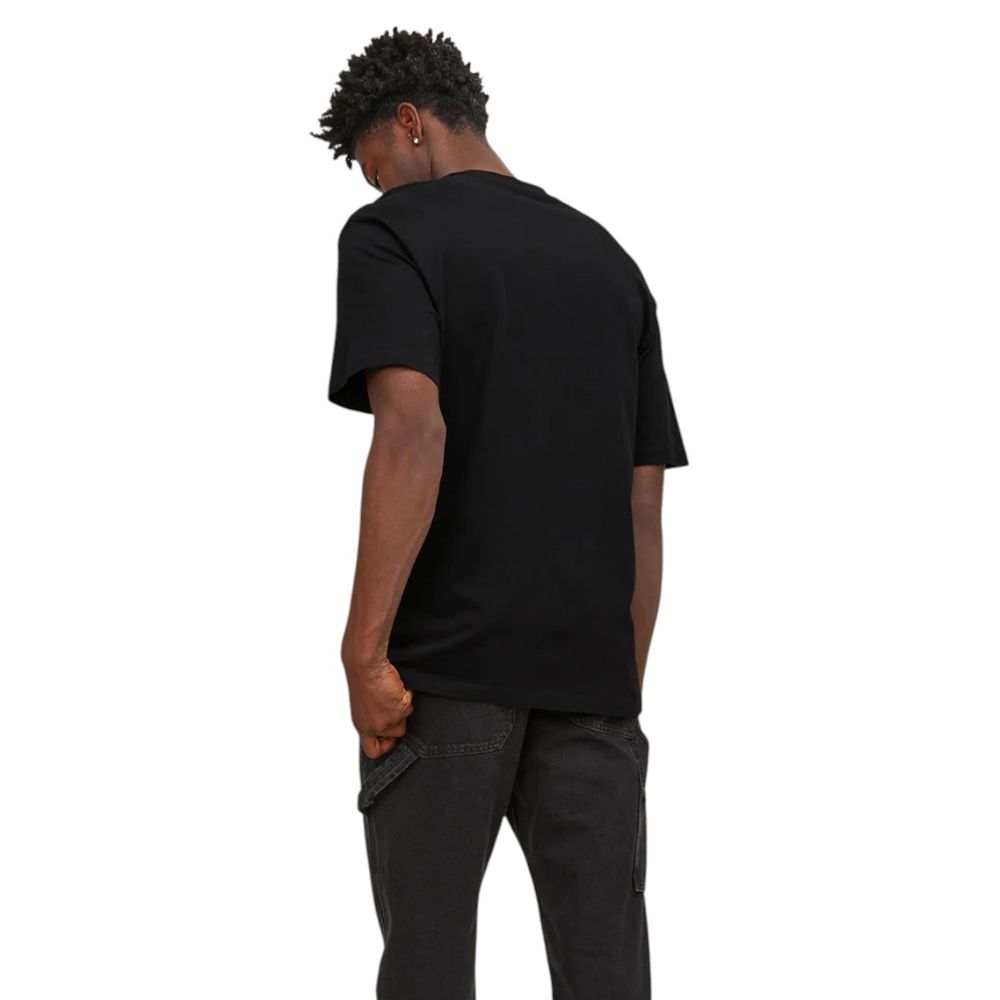 T-shirt noir en coton Jack Jones