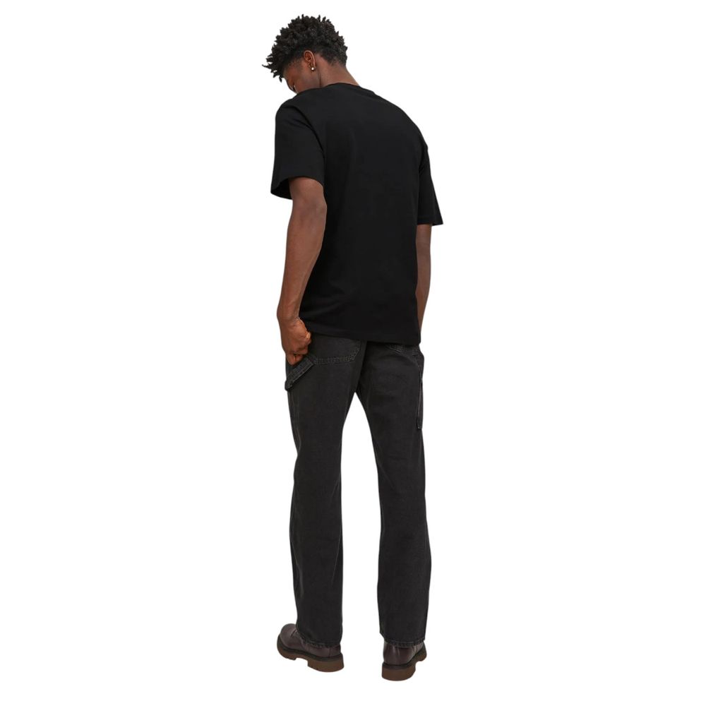 T-shirt noir en coton Jack Jones