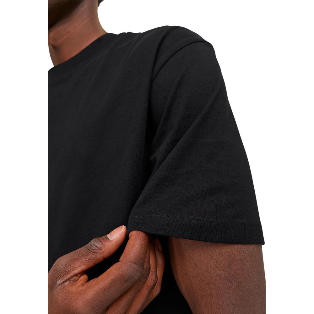 T-shirt noir en coton Jack Jones