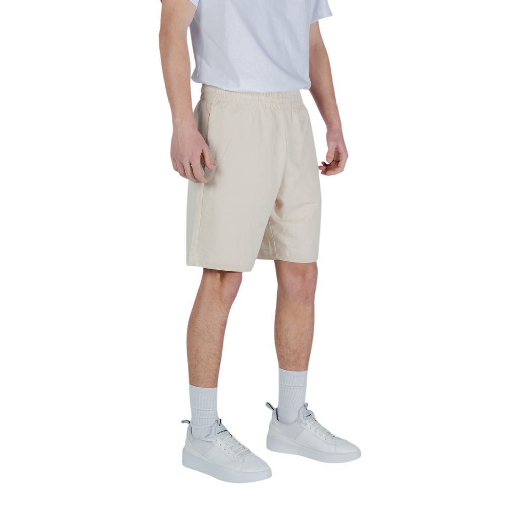 EA7 Emporio Armani Short Bermuda en Coton Beige