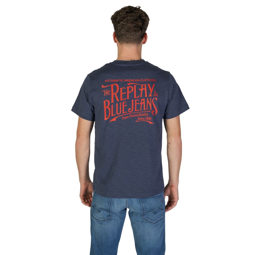 Replay Blue T-Shirt for Men alternate view