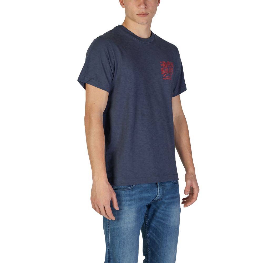 Replay Blue T-Shirt for Men detail view