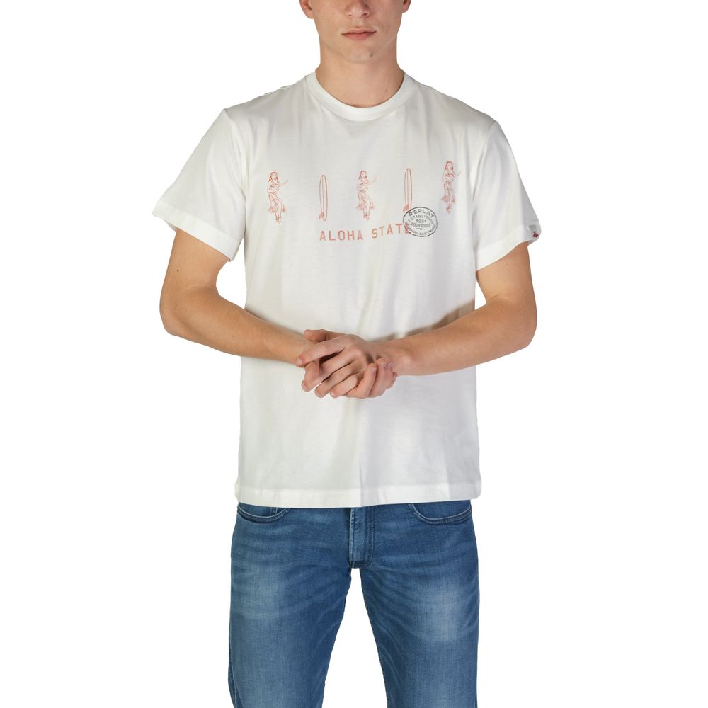 Replay White T-Shirt for Men additional view