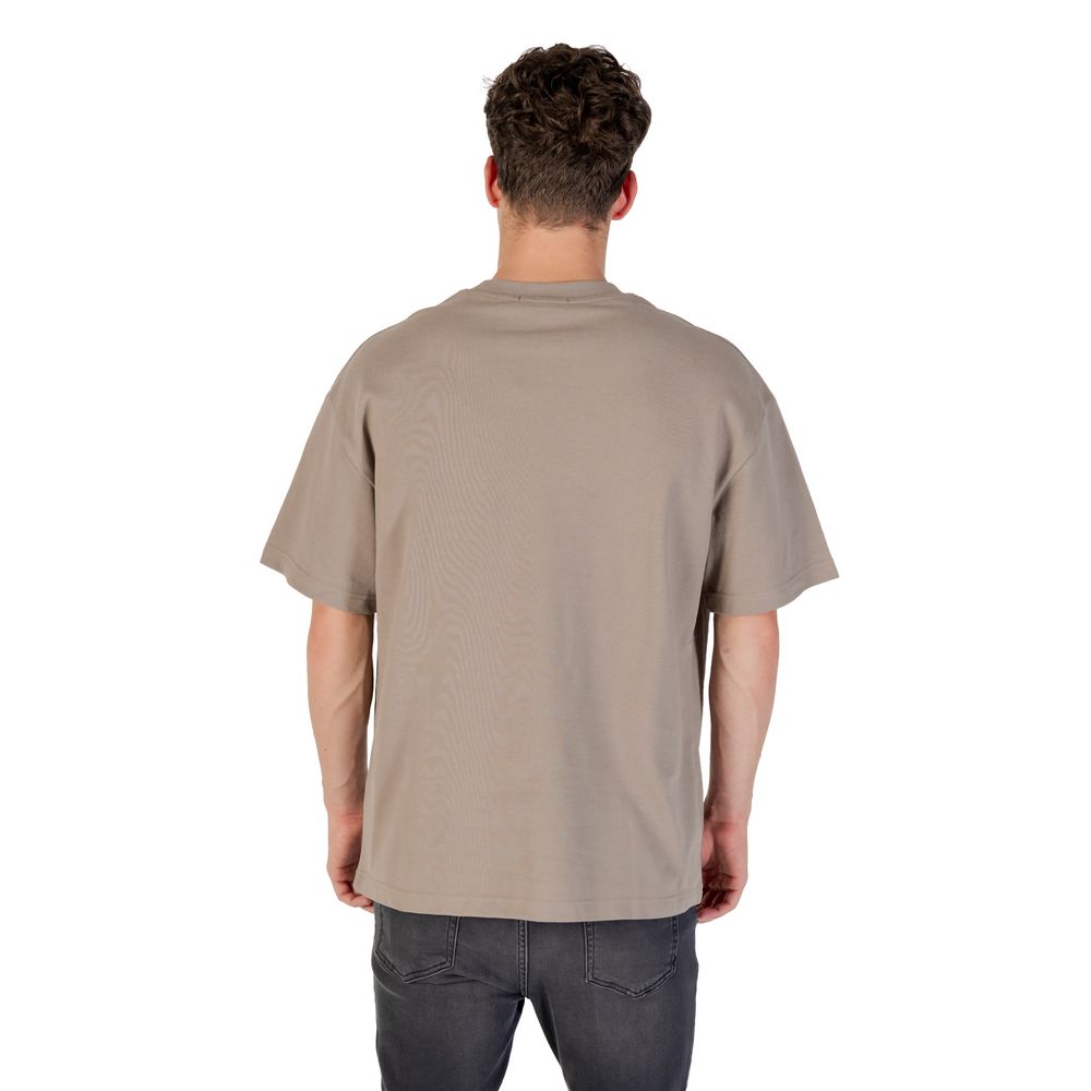 T-shirt en coton beige Gianni Lupo