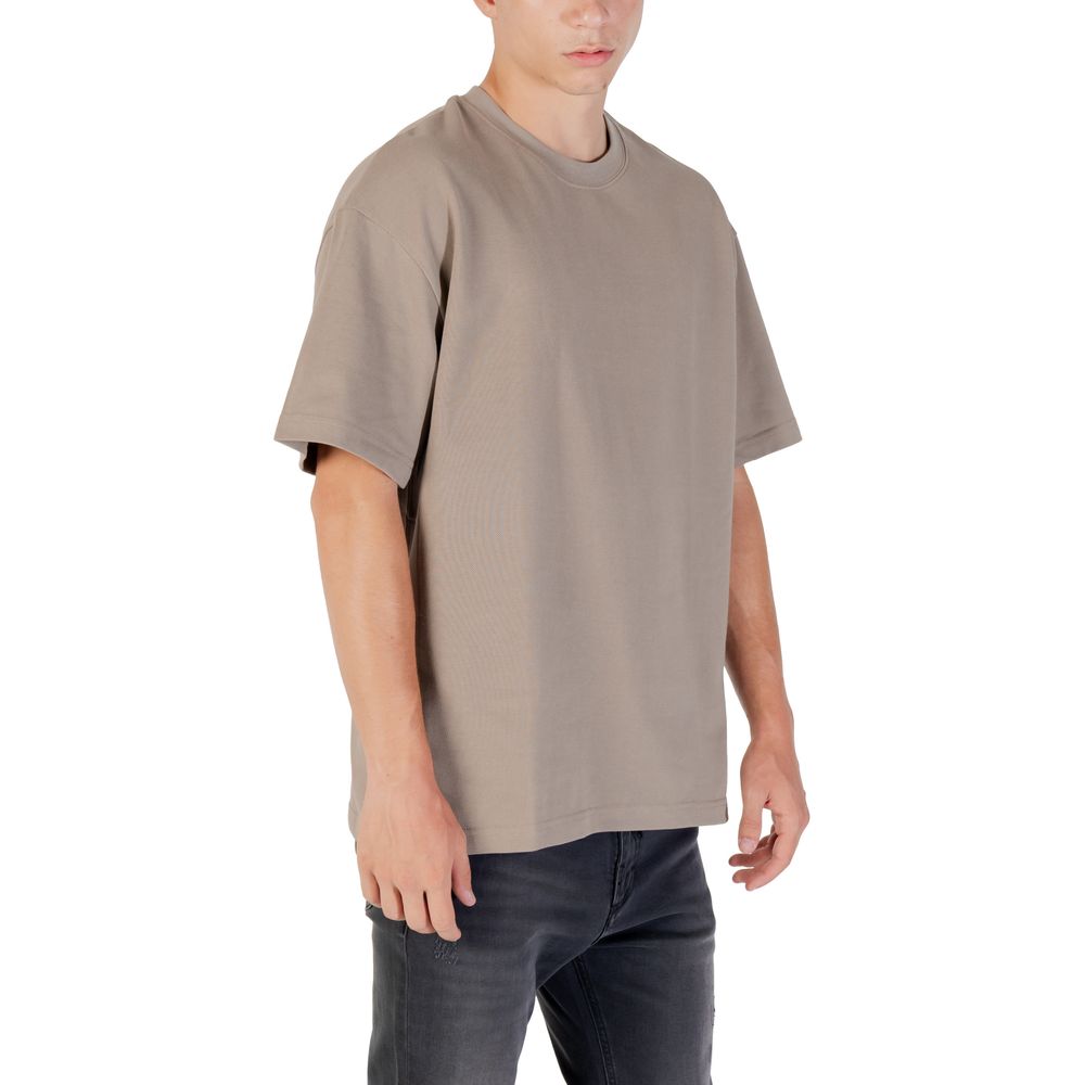 T-shirt en coton beige Gianni Lupo