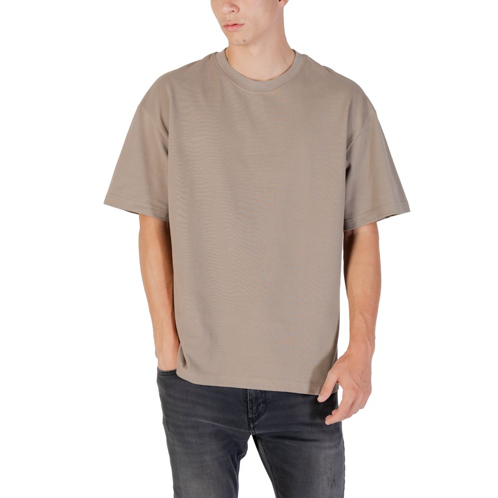 T-shirt en coton beige Gianni Lupo