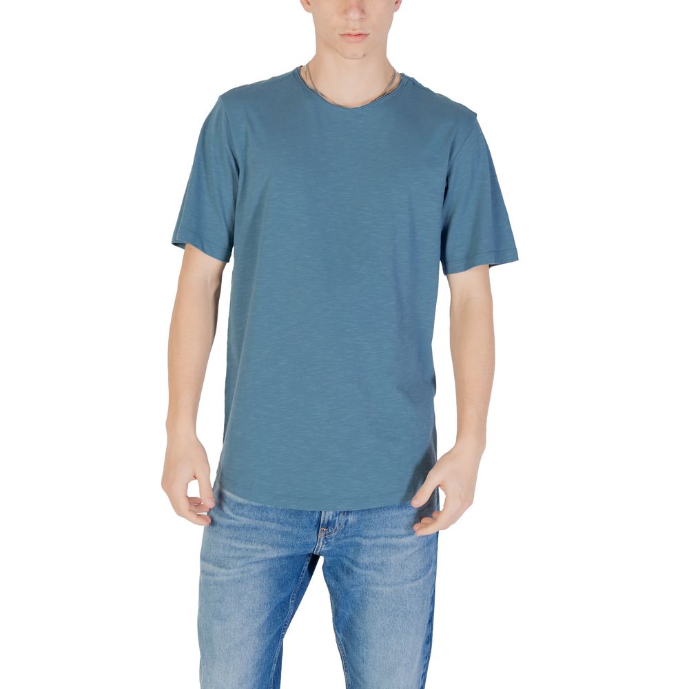T-shirt en coton bleu Jack Jones