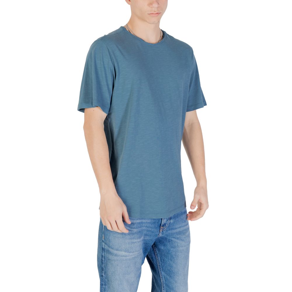 T-shirt en coton bleu Jack Jones