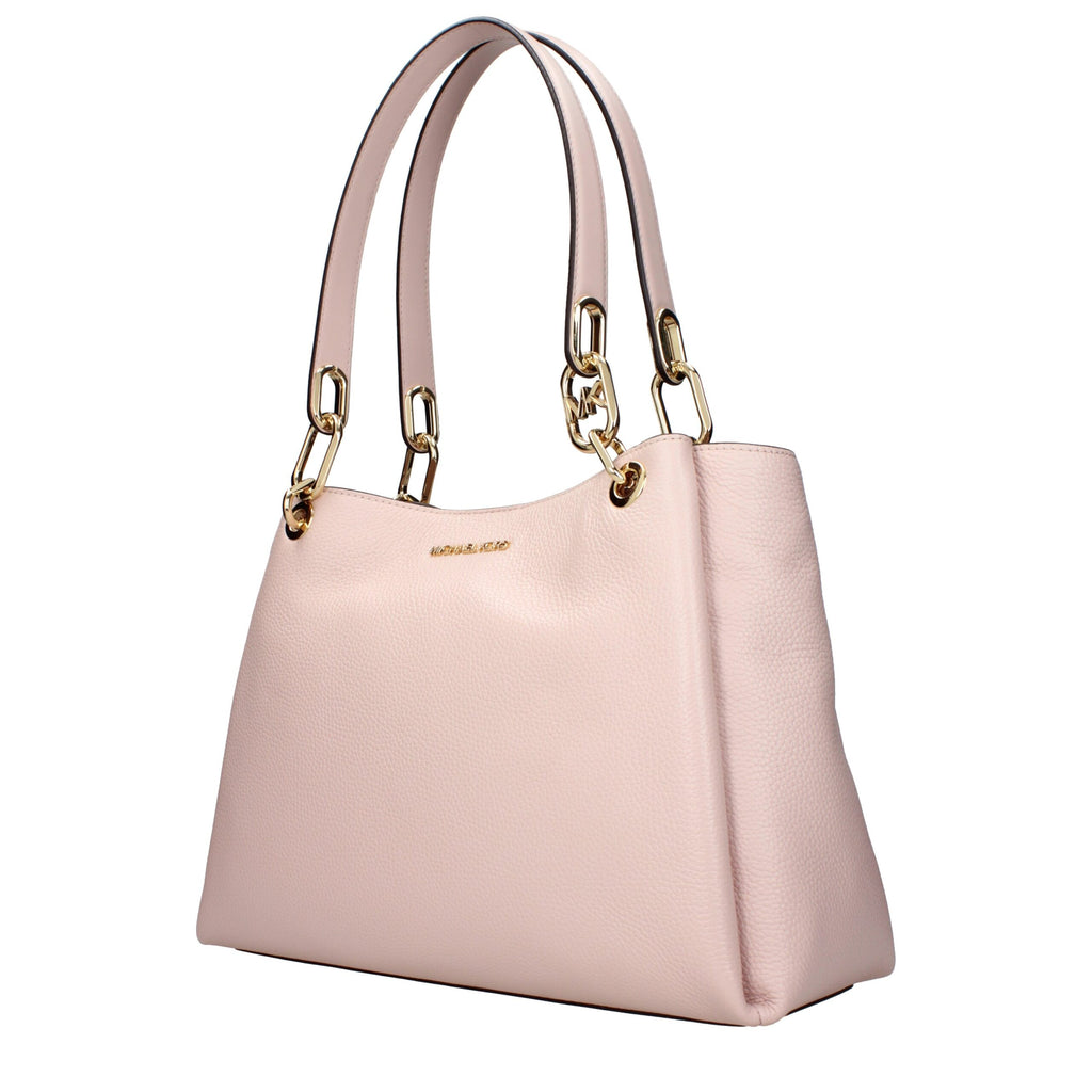 Sac à bandoulière en cuir rose Michael Kors